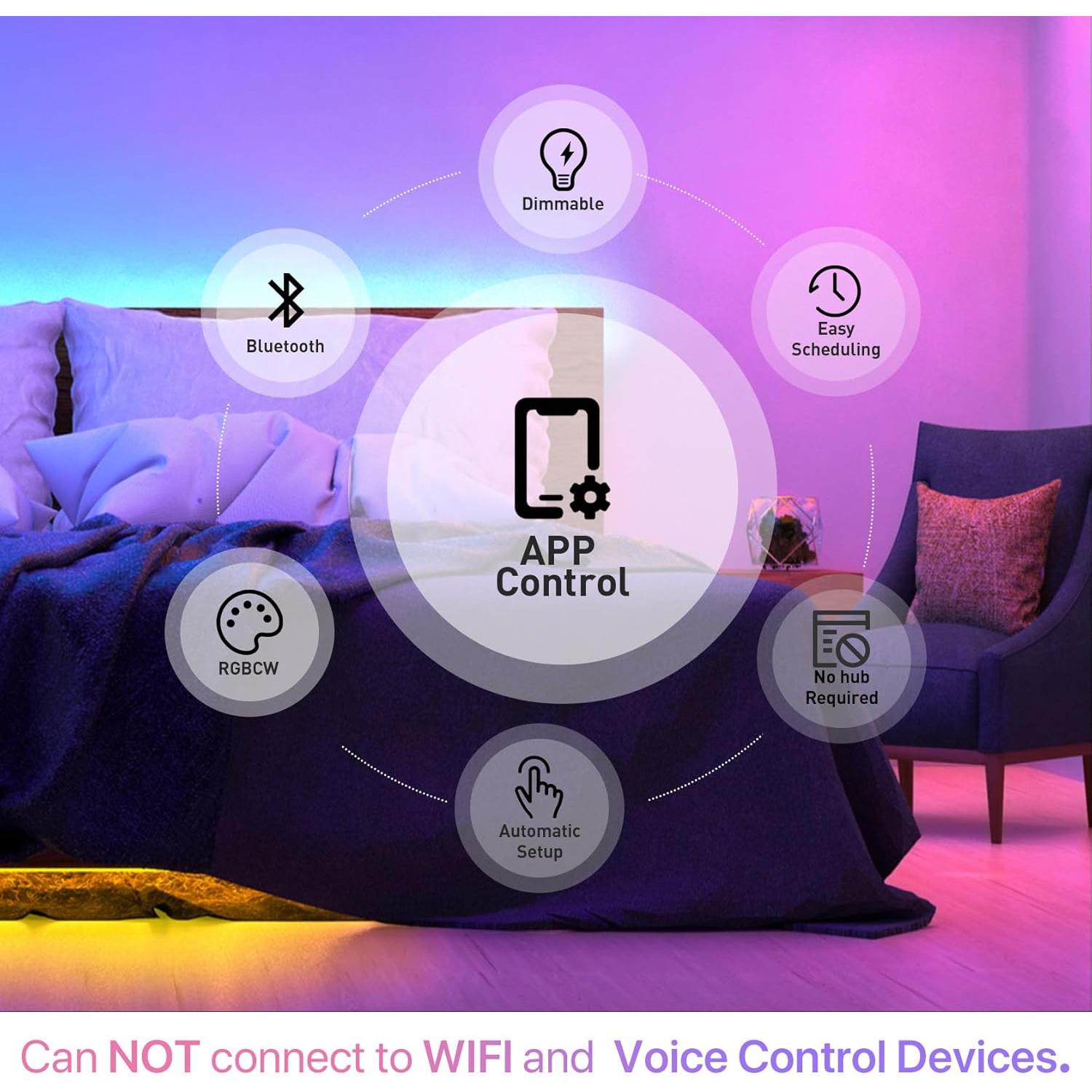 Bombilla Inteligente ORALUCE A19 E26 9W RGB Regulable