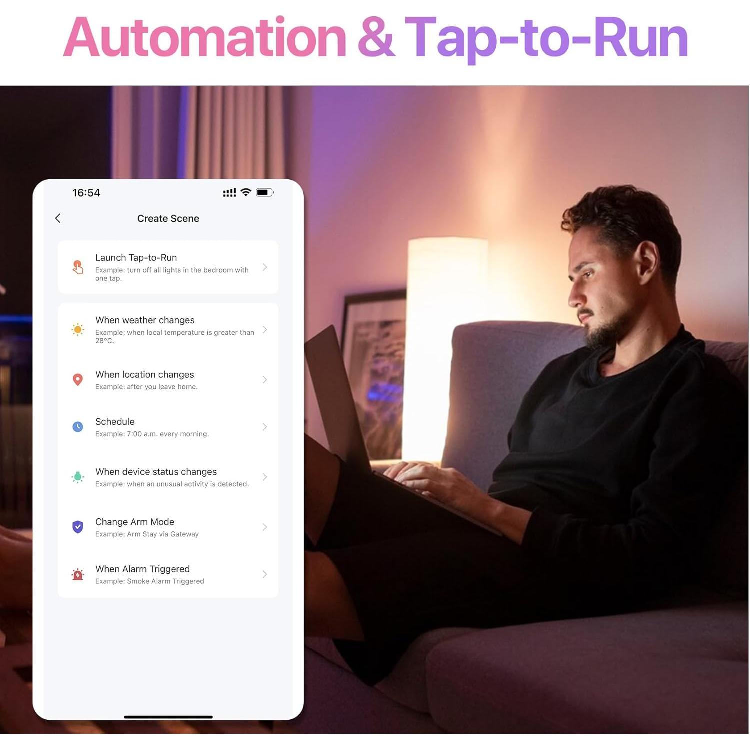 Bombilla Inteligente ORALUCE A19 E26 9W RGB Regulable