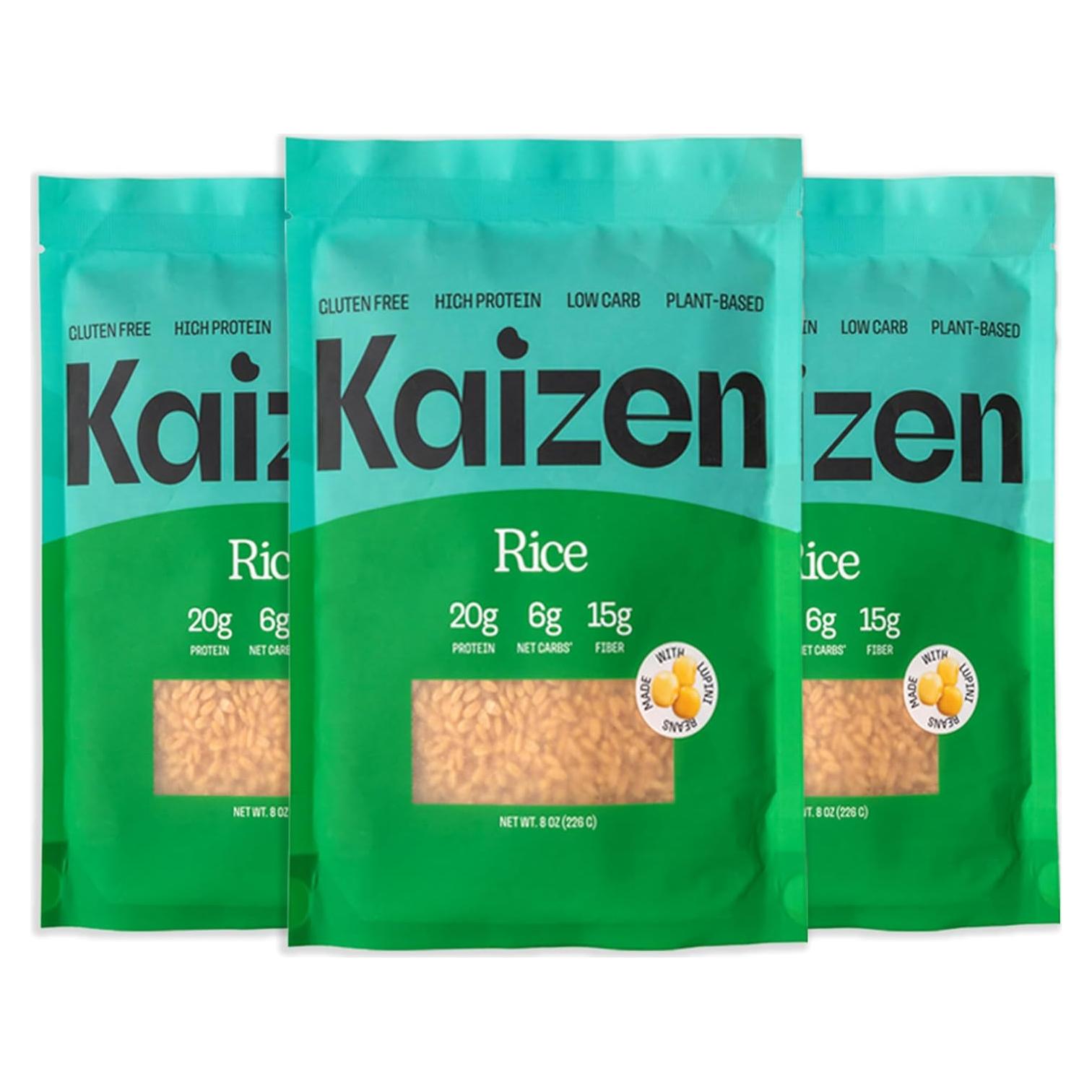 Arroz Keto Bajo en Carbohidratos Kaizen 680g - Sin Gluten, Alto en Proteínas