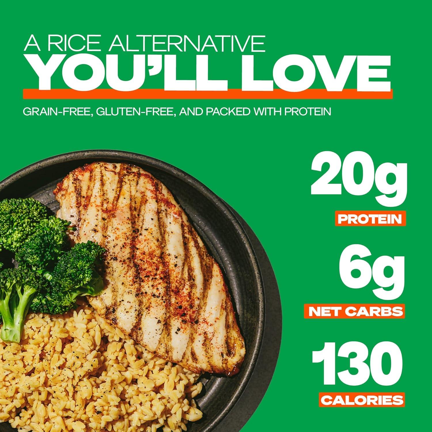 Arroz Keto Bajo en Carbohidratos Kaizen 680g - Sin Gluten, Alto en Proteínas