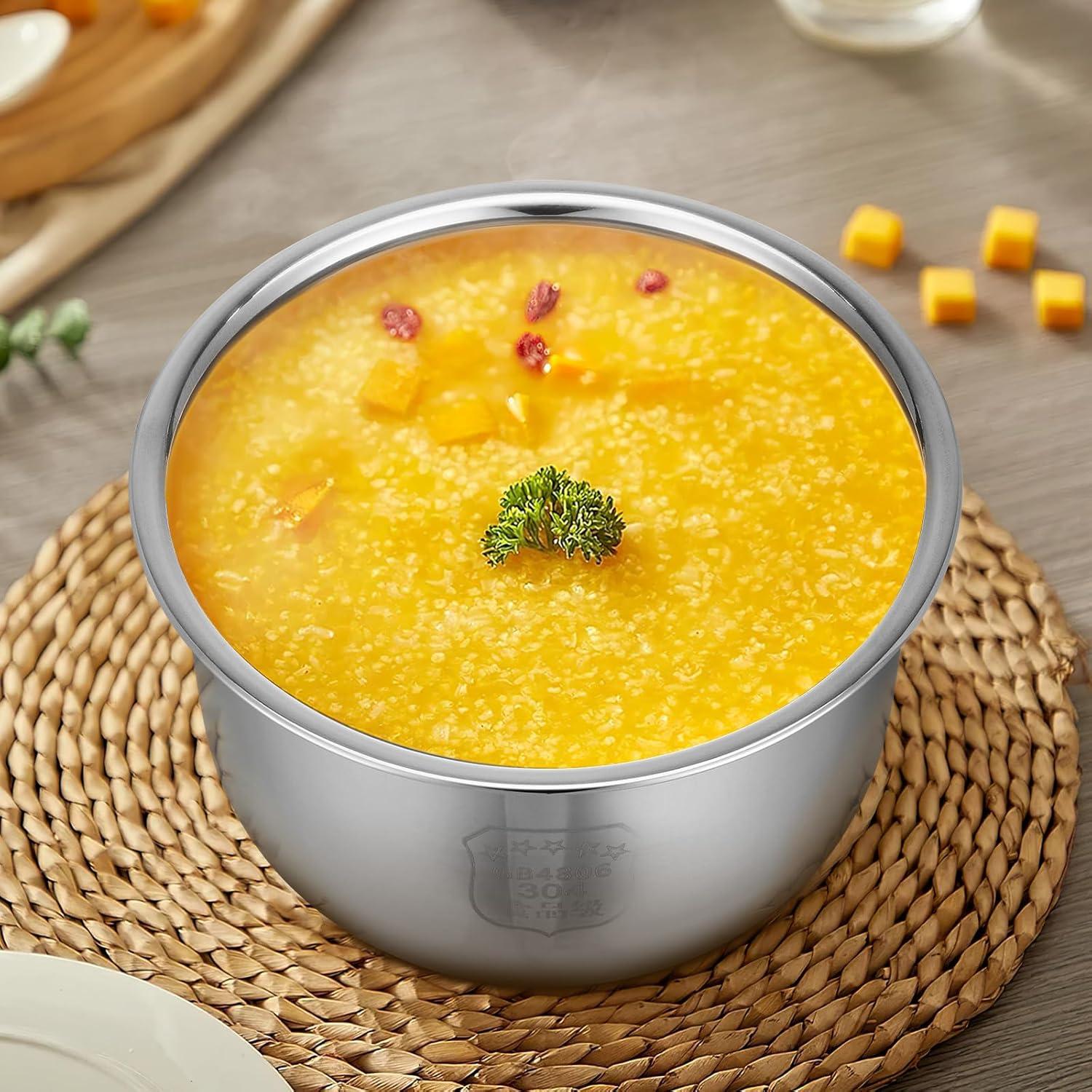 Olla Arrocera Interna 2L MAGICLULU Acero Inoxidable 18x10.5cm