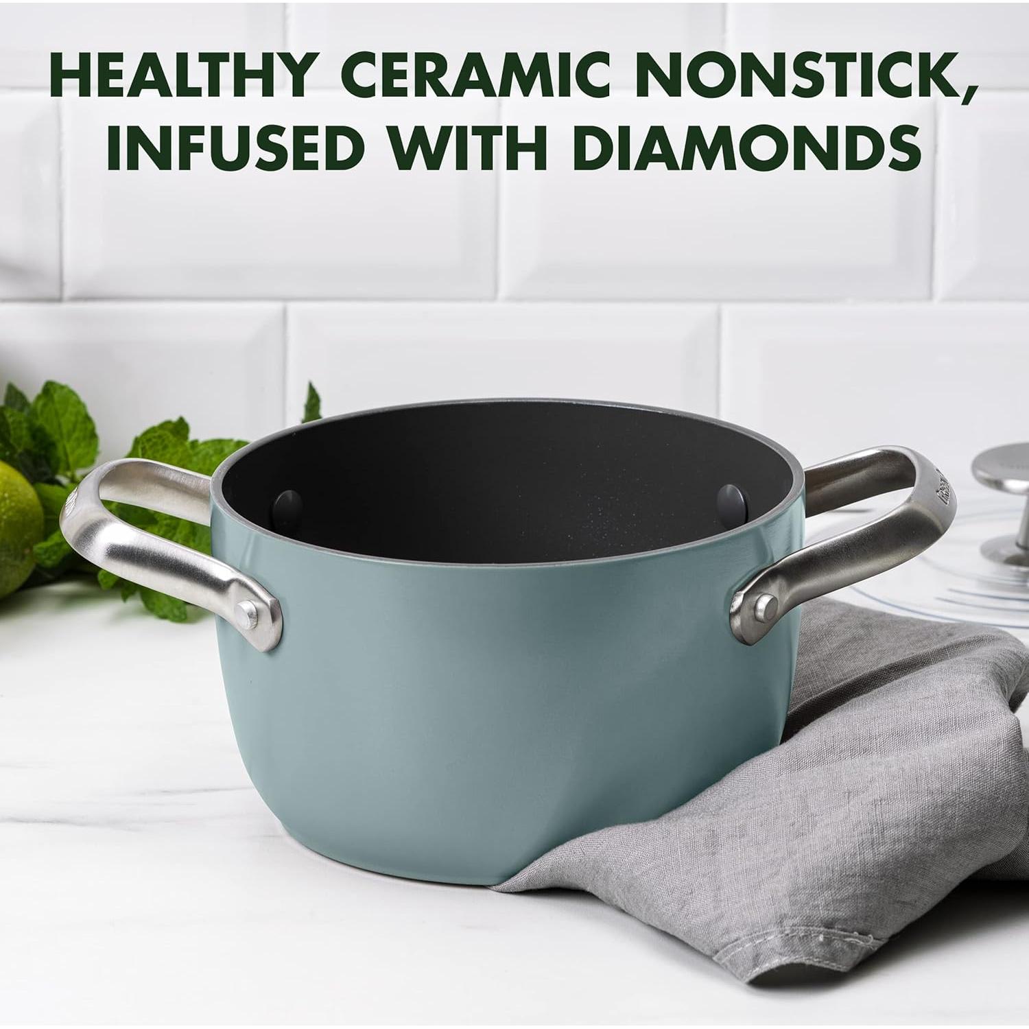 Cocedor de Arroz GreenPan Cerámica Antiadherente 2QT Azul