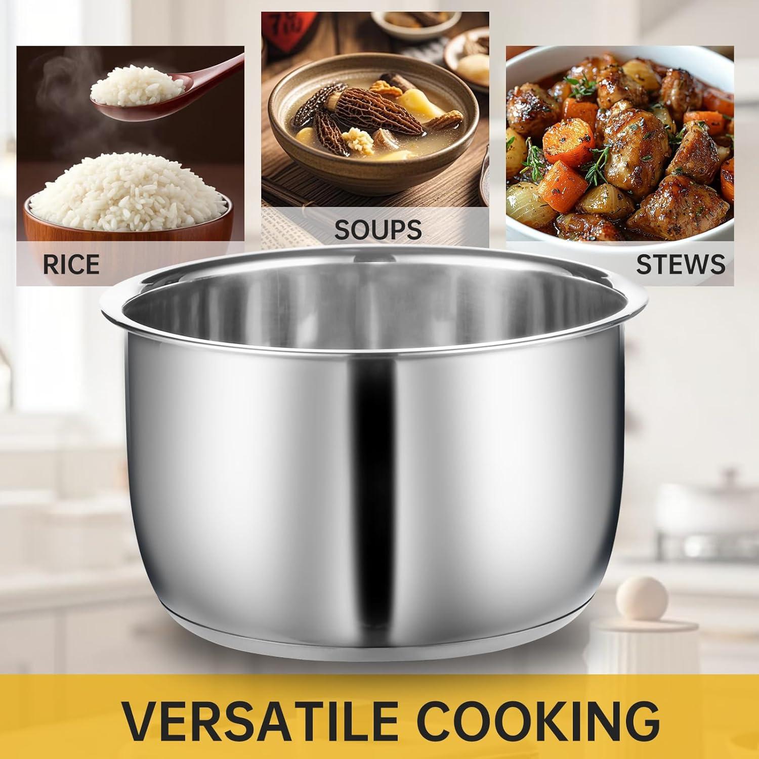 Olla arrocera interior Eiszhjk 5.5 tazas acero inoxidable 304