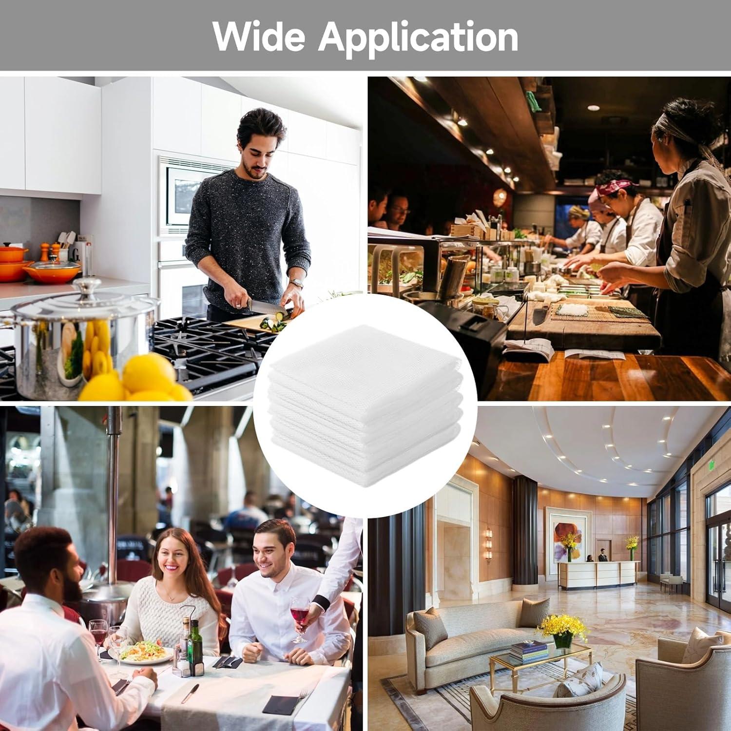 Juego de 6 Redes de Cocción de Arroz Tideme 110x100 cm