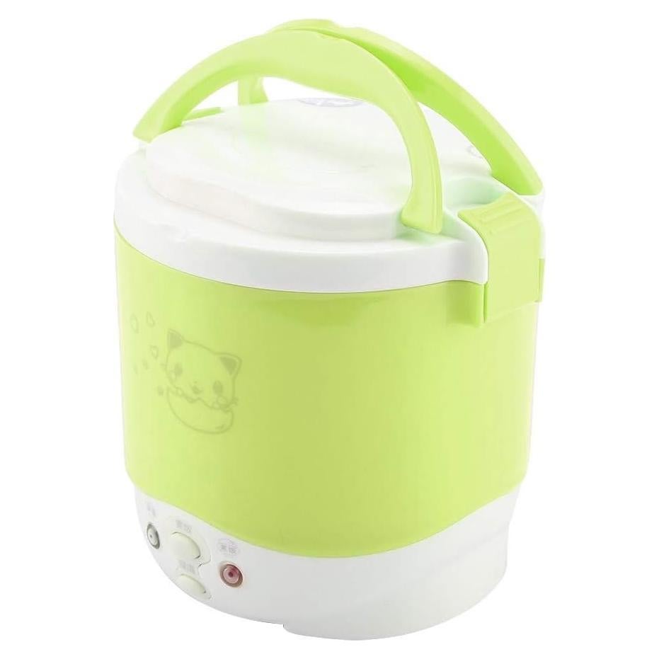 Olla Arrocera Mini Eléctrica Keenso 1L 12V Portátil Verde