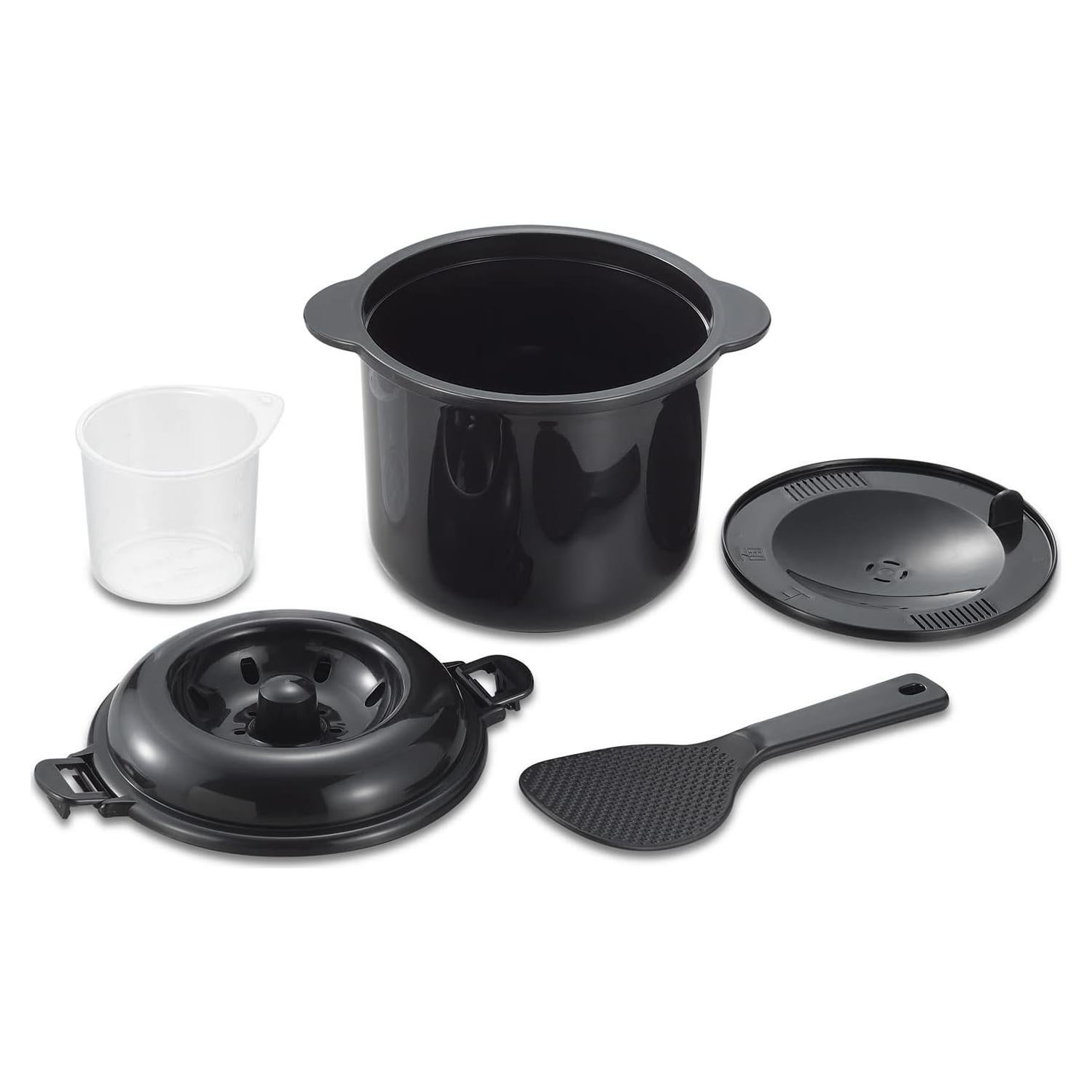 Cocedor de Arroz KAKUSEE 2 Tazas Microondas 1.2L