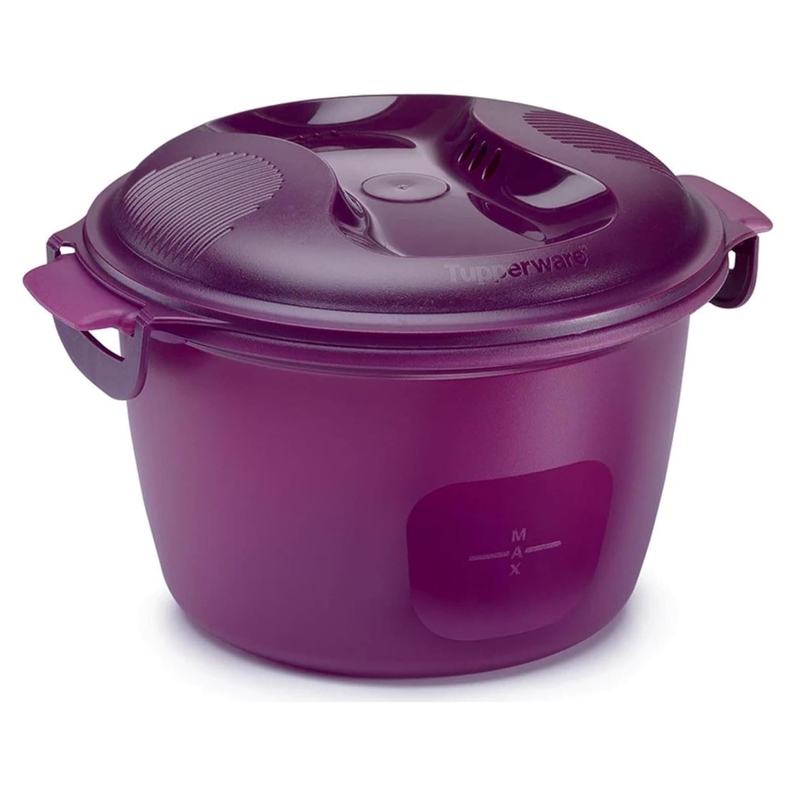 Olla Arrocera de Microondas Tupperware Morada 3L 12 Tazas