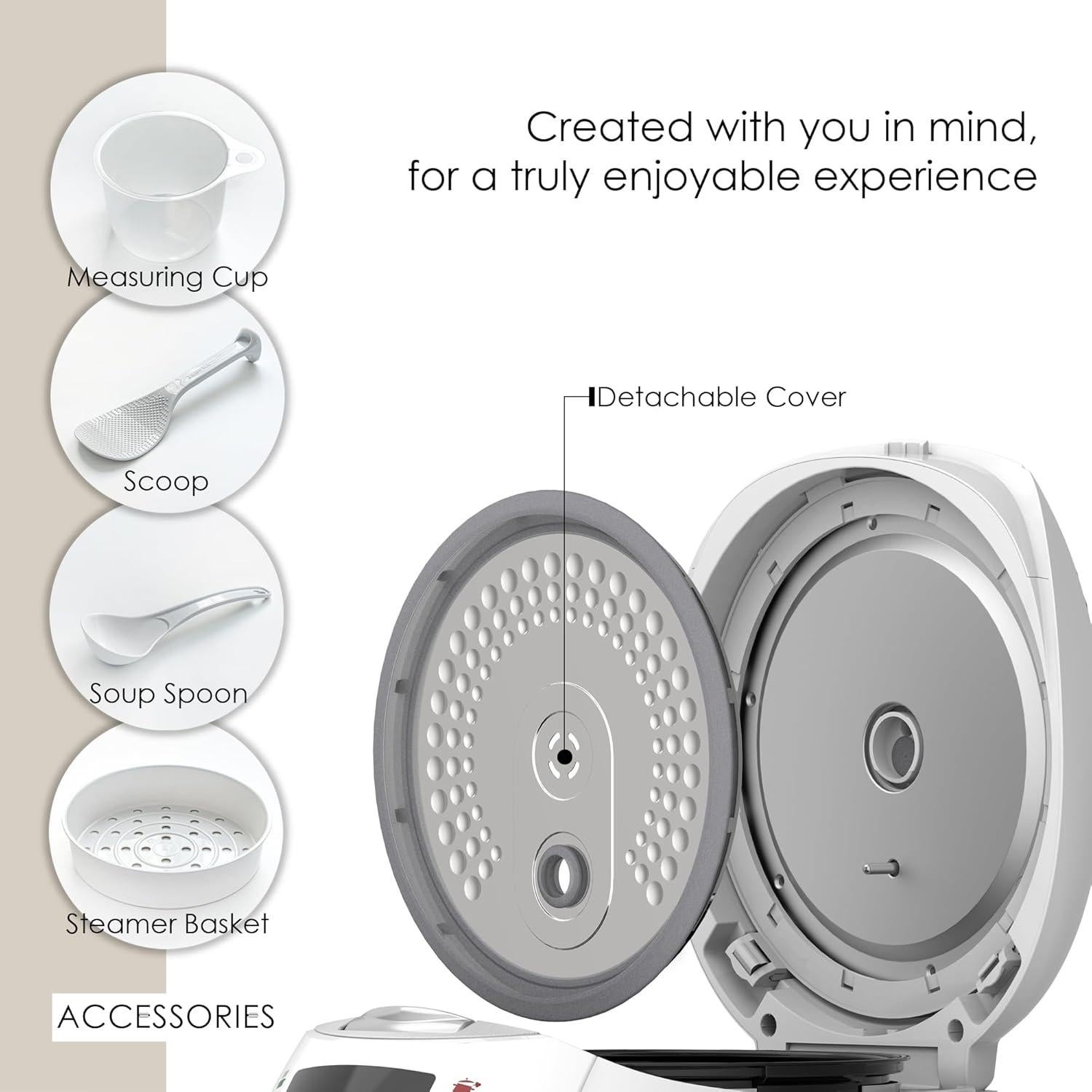 Cocedor de Arroz MAGiC COM 10 Tazas Automático Blanco