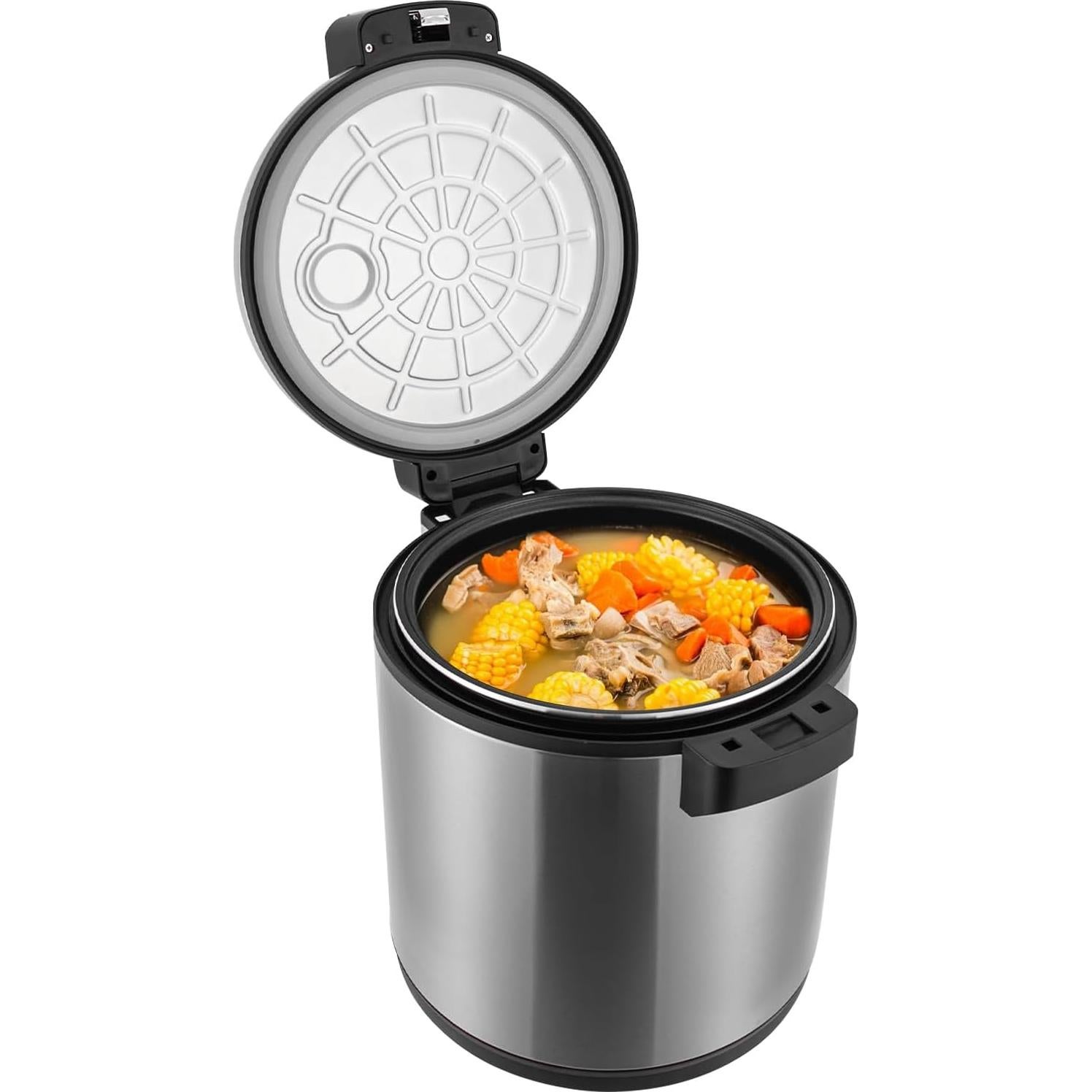 Calentador de Arroz Eléctrico Choayun 23L Acero Inoxidable 100 Tazas