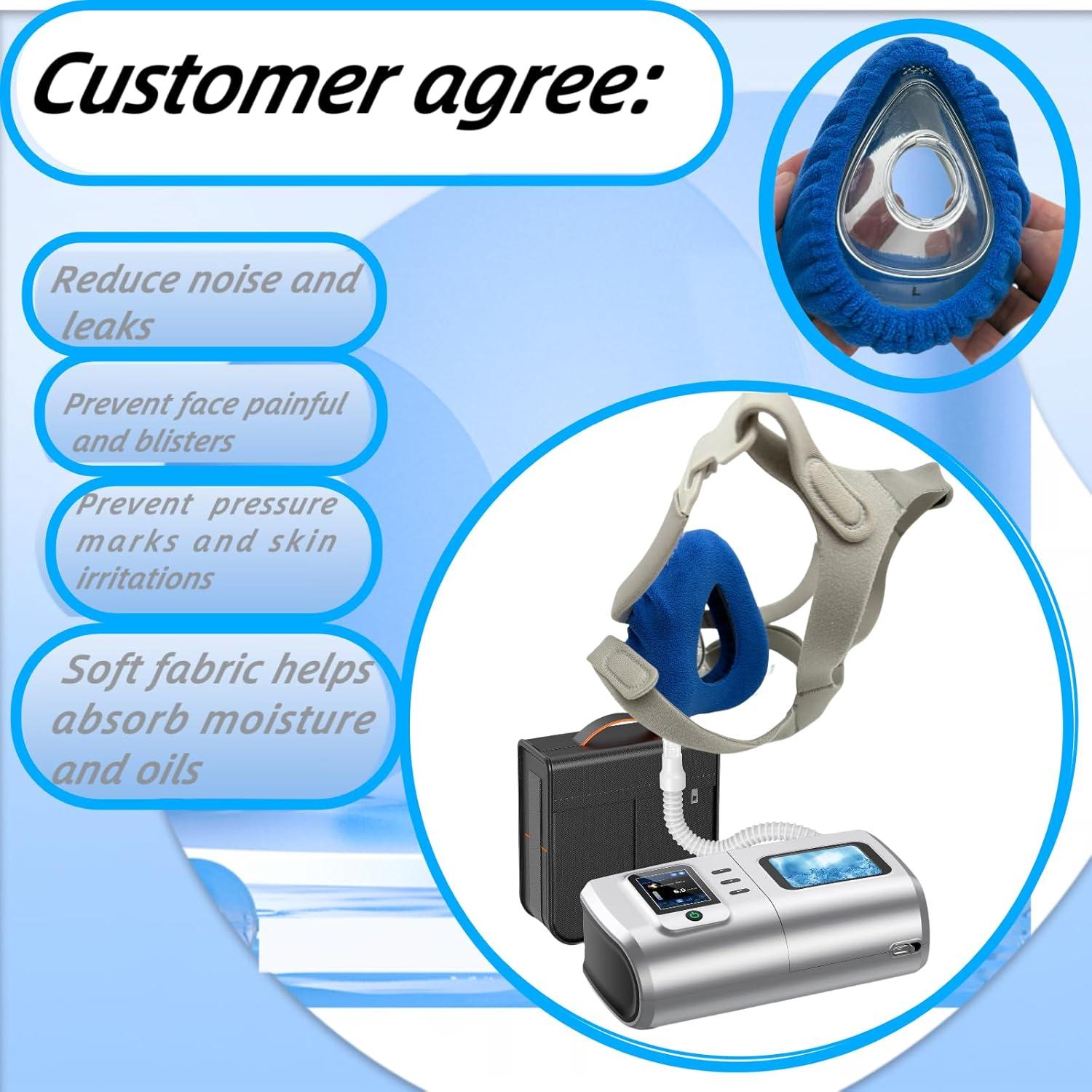 Forros de máscara CPAP playWooWgo 6 unidades tamaño pequeño