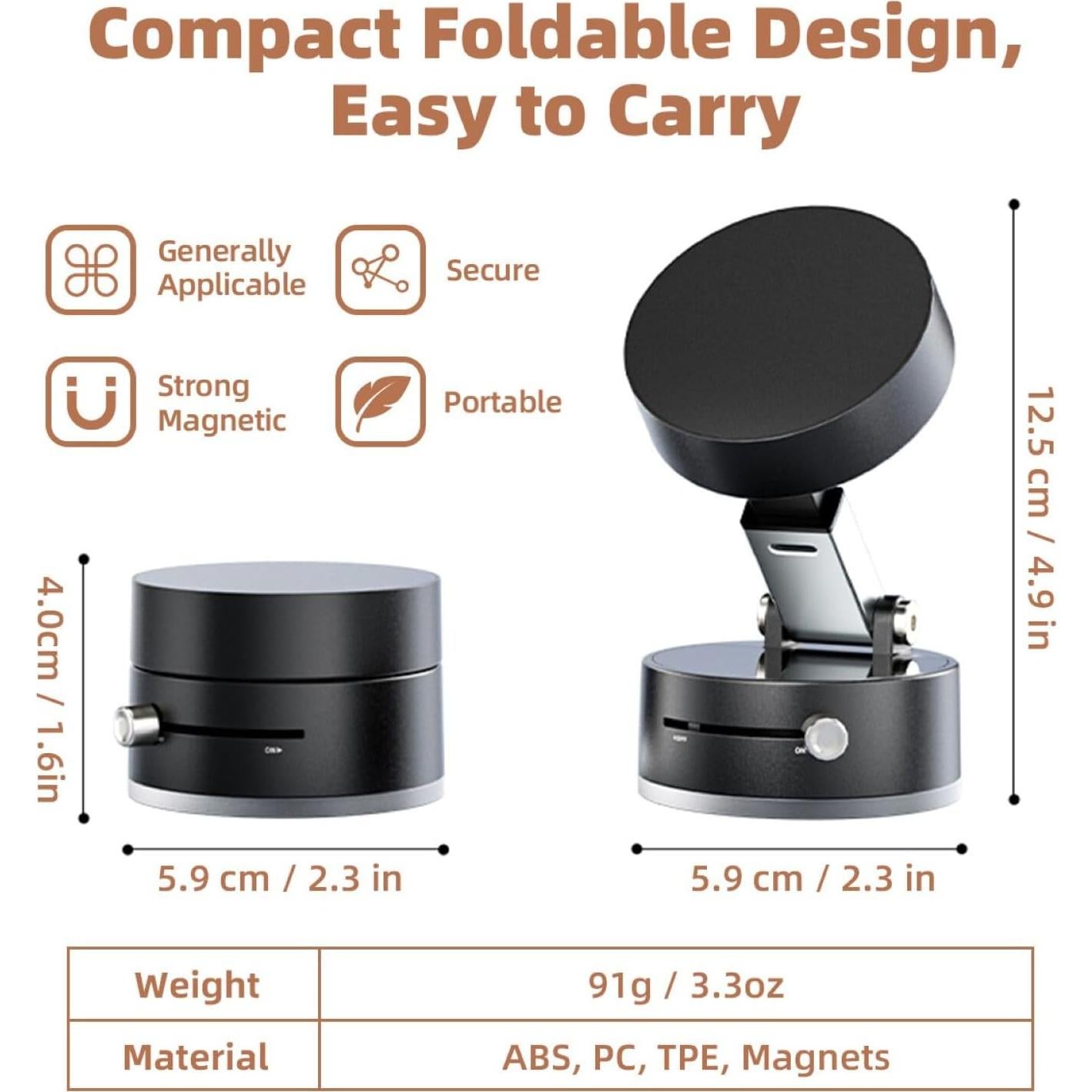 Soporte Magnético para Teléfono SEVENKA Universal Plegable