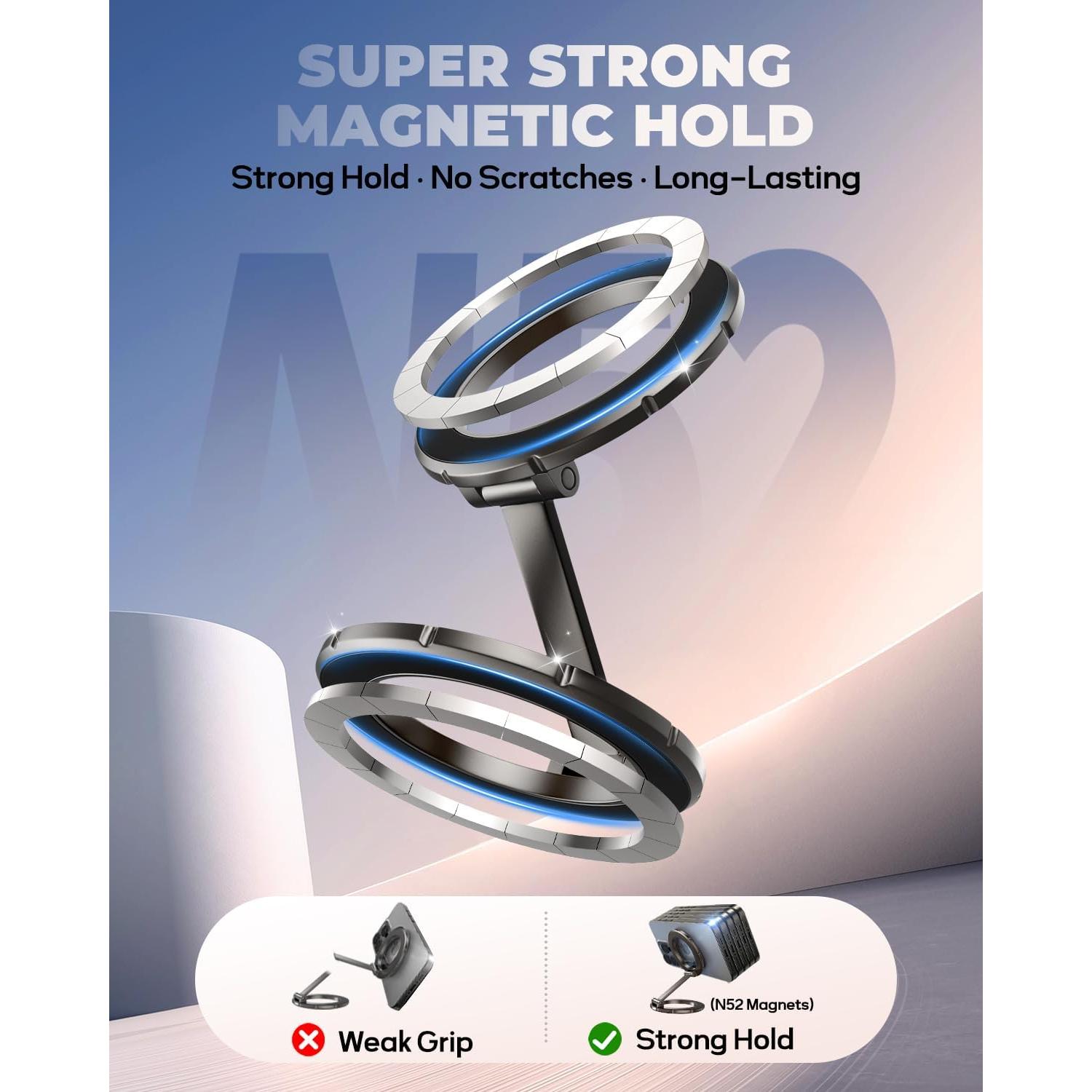 Soporte Magnético para Teléfono UBeesize Ajustable 360°