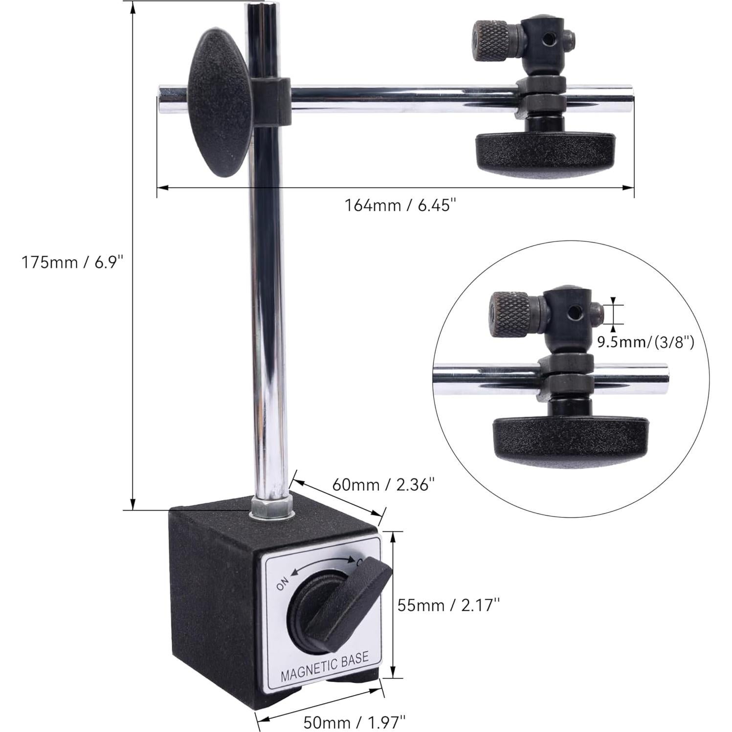 Soporte Magnético TEXALAN para Indicador de Dial 1.36kg