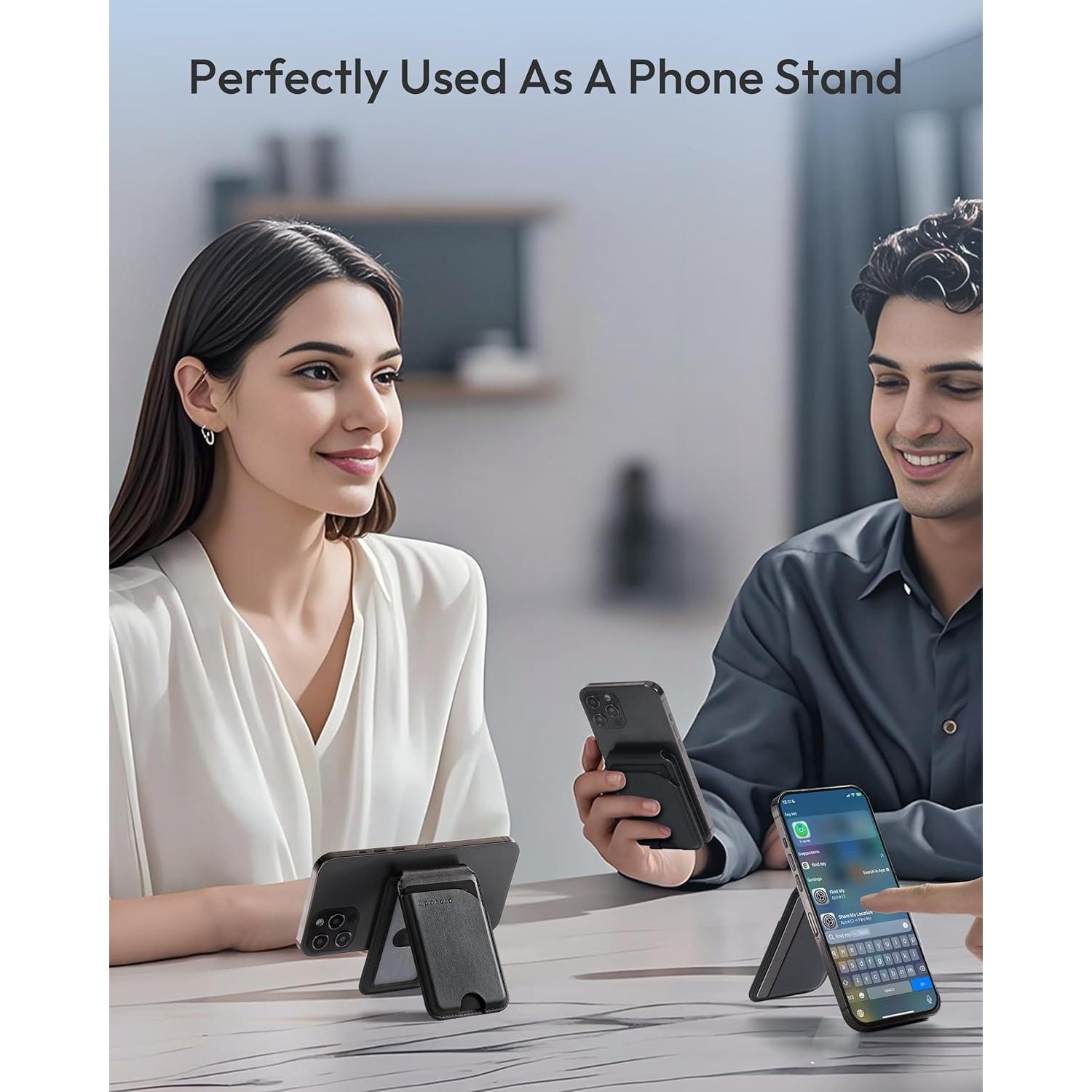 Billetera Magnética de Cuero Spotelo para iPhone 16/15/14/13/12