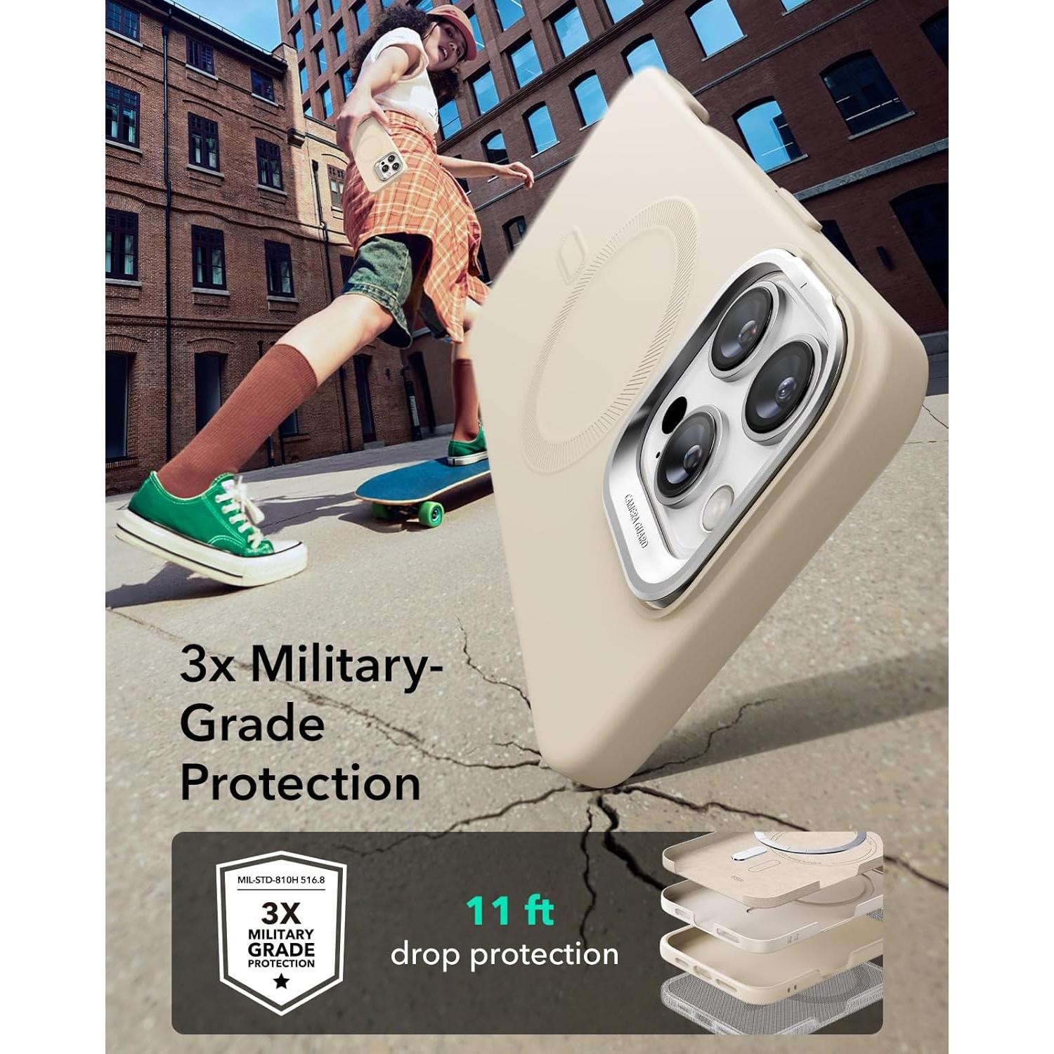 Funda de Silicona ESR para iPhone 16 Pro Max Magnética