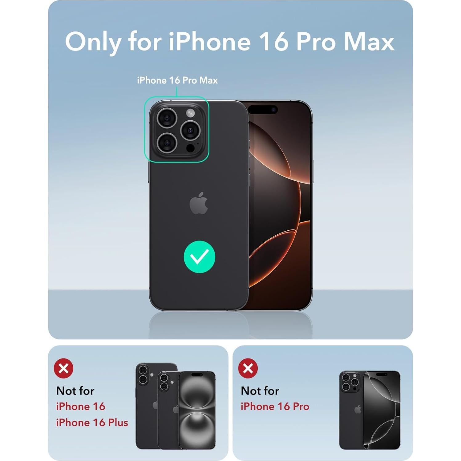 Funda de Silicona ESR para iPhone 16 Pro Max Magnética