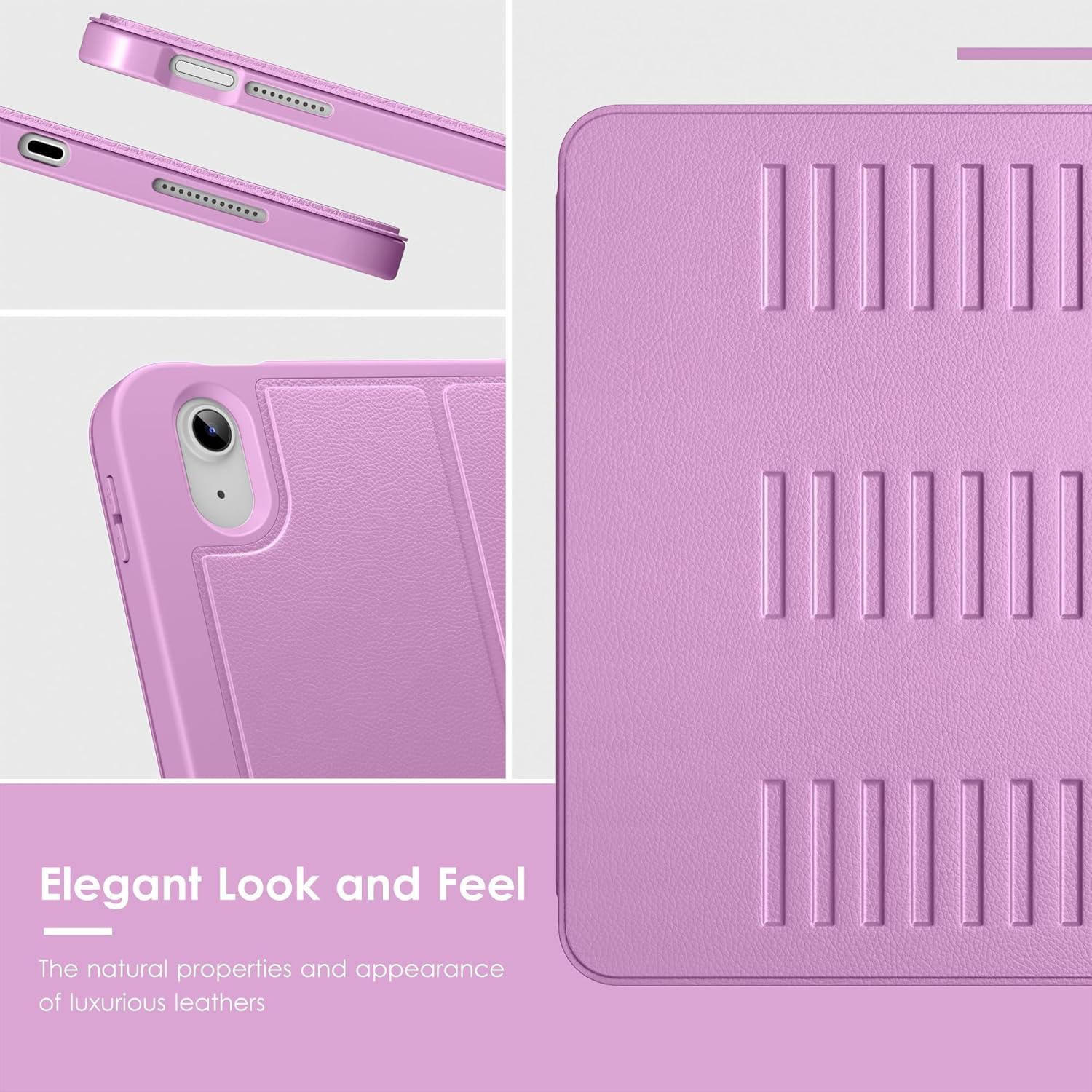 Funda VIKESI para iPad 11" (A16) y 10.9" 2022, Púrpura