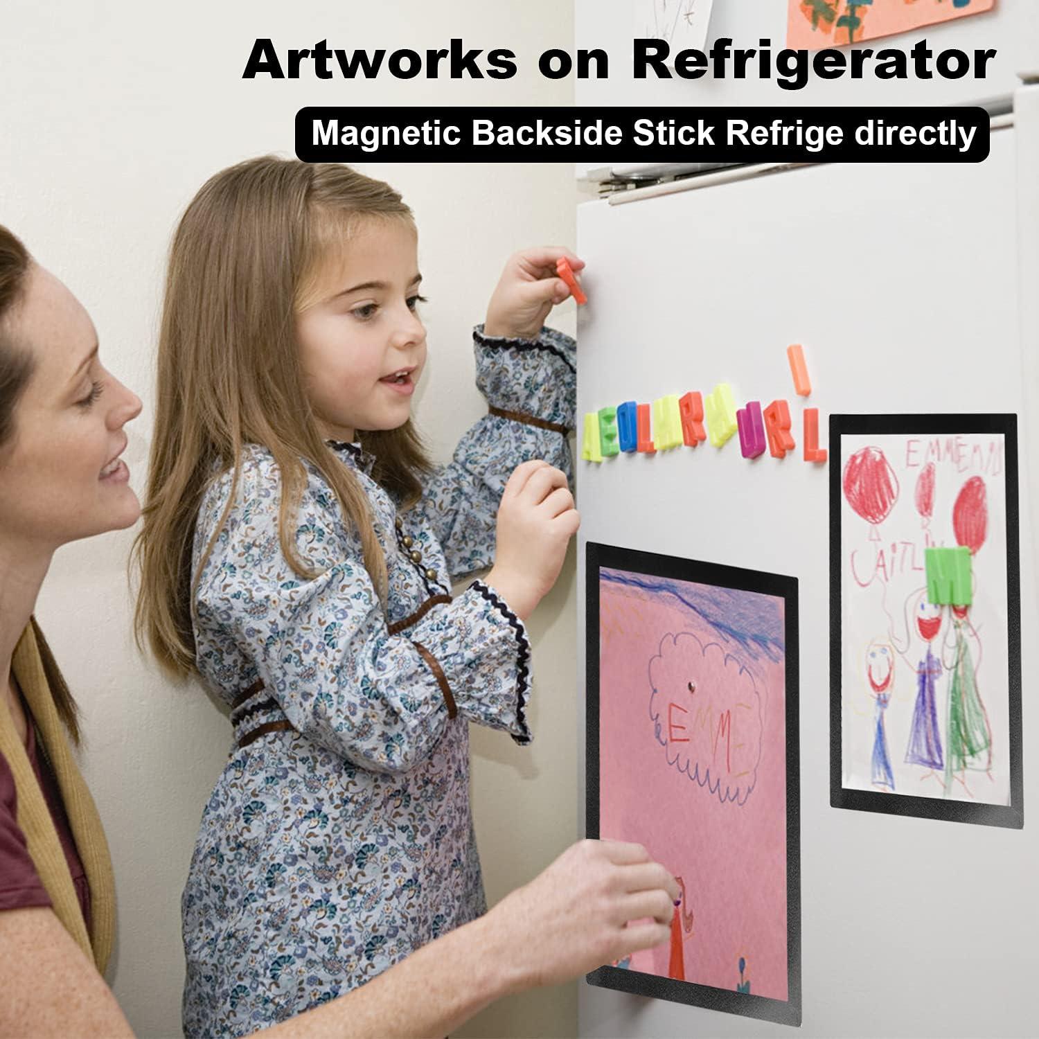 10 Soportes Magnéticos Nellvita 21.6x27.9cm PVC Autoadhesivos