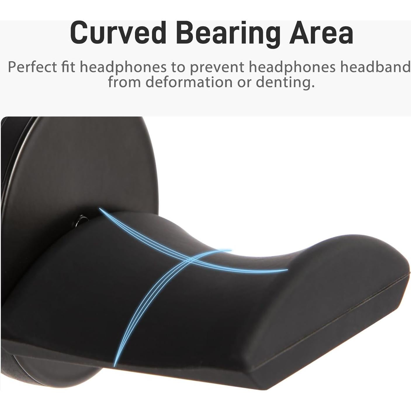 Soporte Magnético para Auriculares Dlilise, 13.6kg, Negro