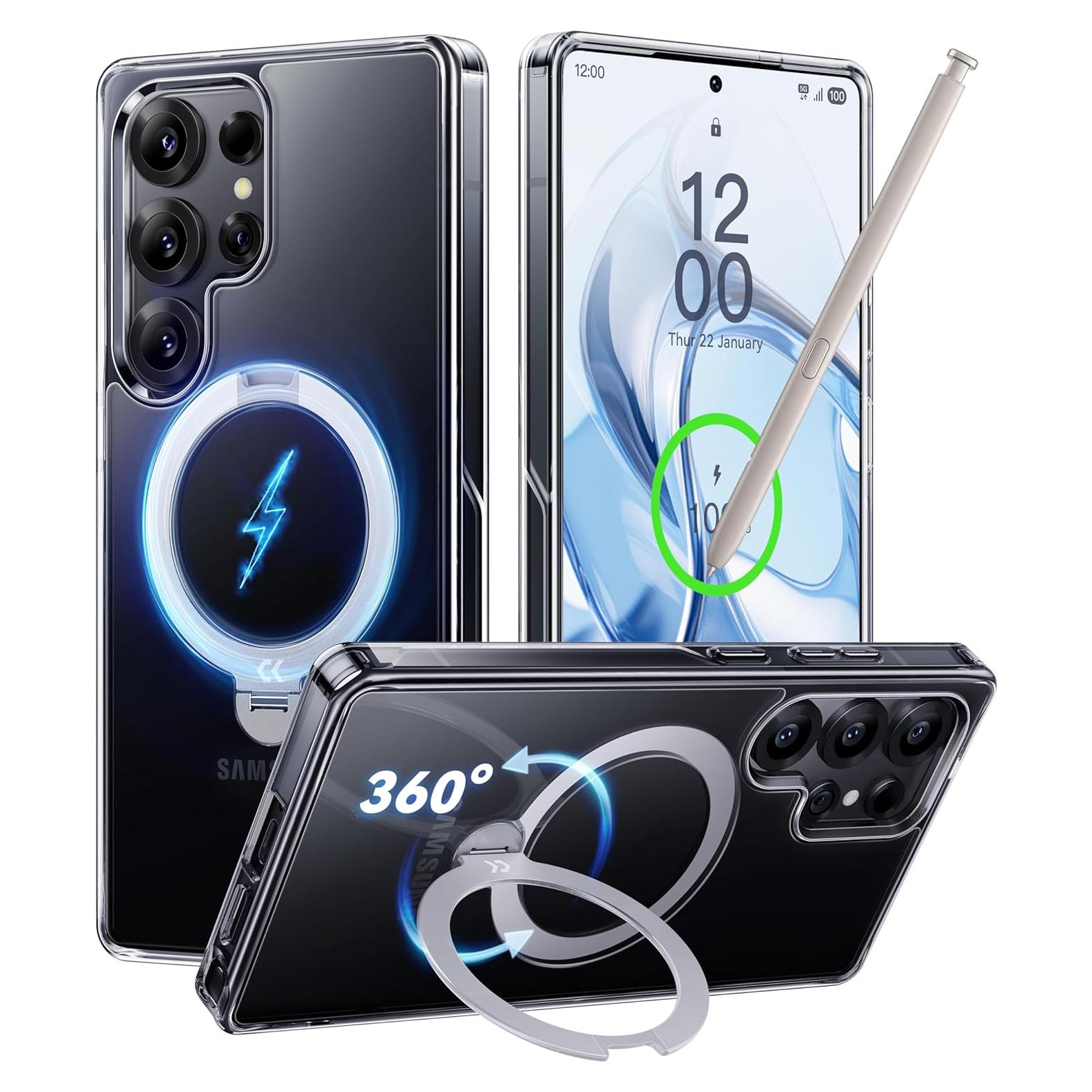 Funda CASEKOO MagicStand Pro para Samsung Galaxy S25 Ultra