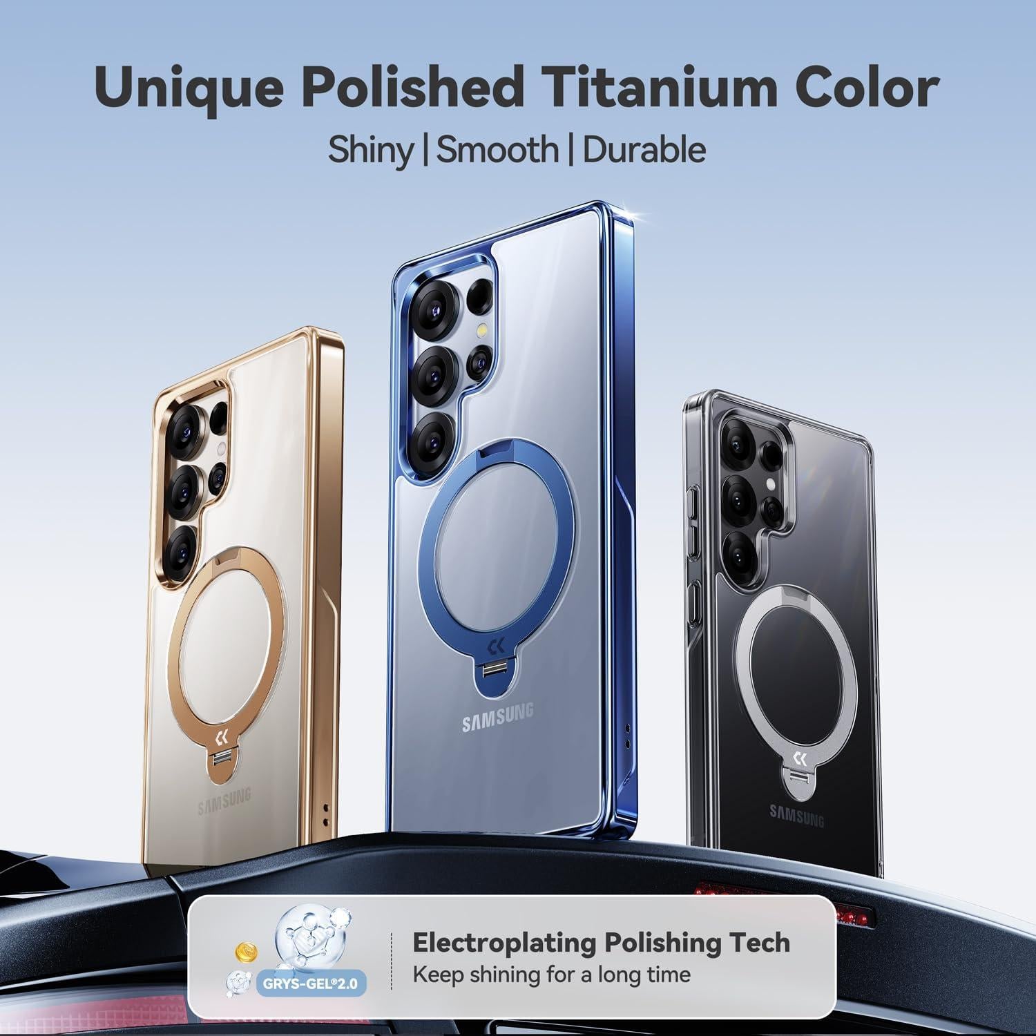 Funda CASEKOO MagicStand Pro para Samsung Galaxy S25 Ultra