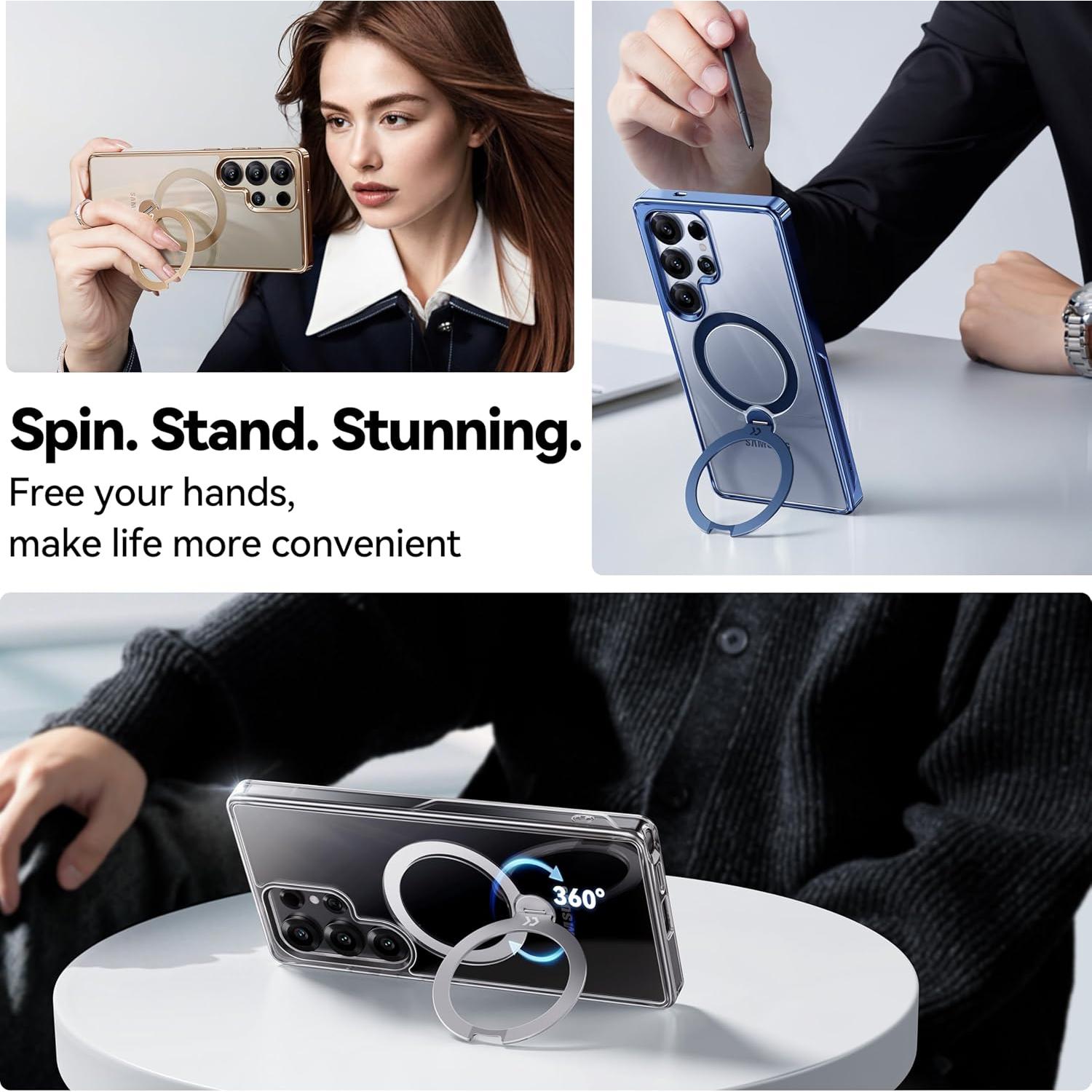 Funda CASEKOO MagicStand Pro para Samsung Galaxy S25 Ultra