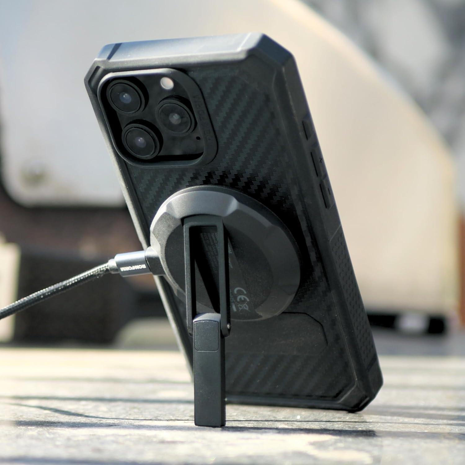 Cargador Inalámbrico Magnético Rokform 15W con Soporte