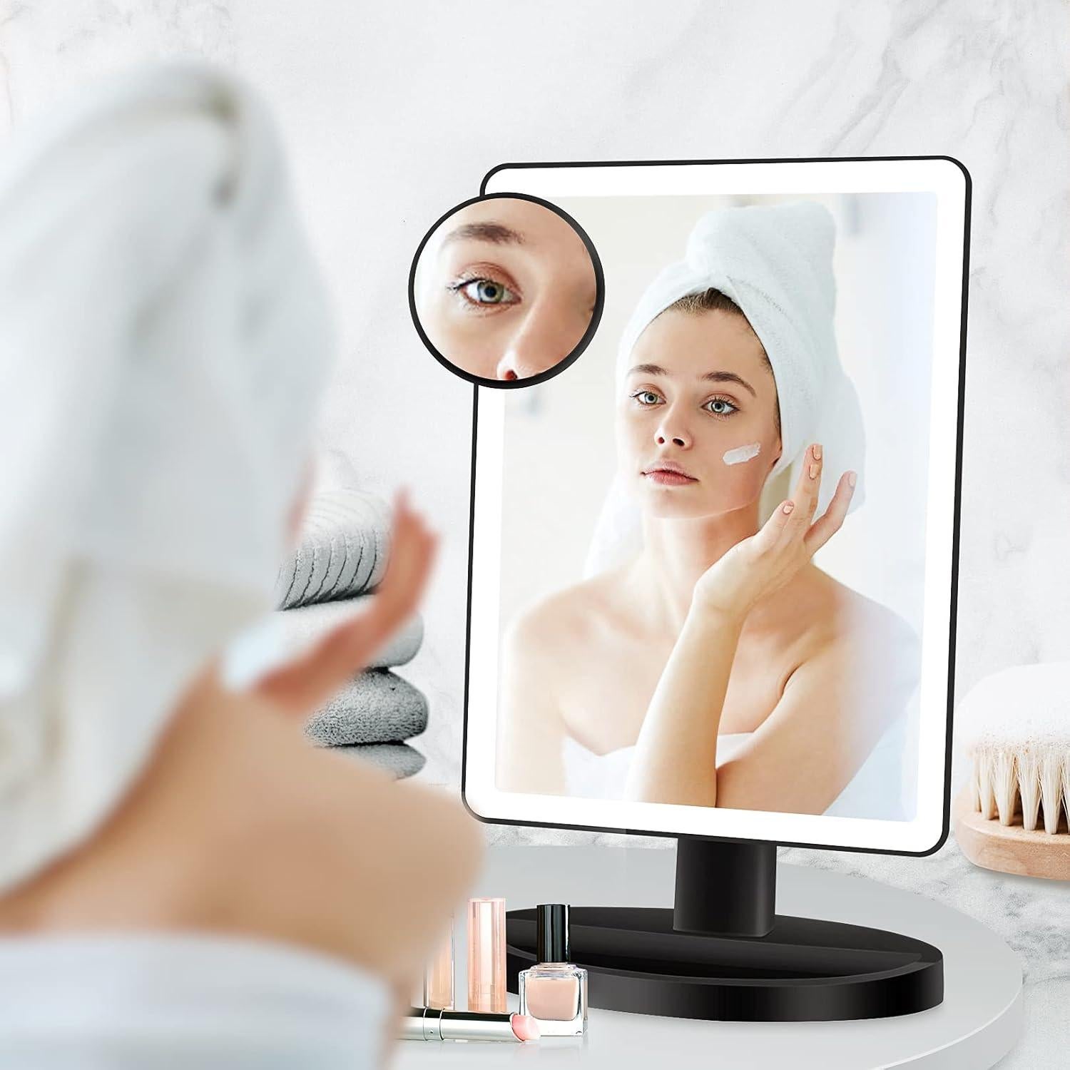 Espejo de Maquillaje Iluminado FUNTOUCH 36.9x22.8cm 10X