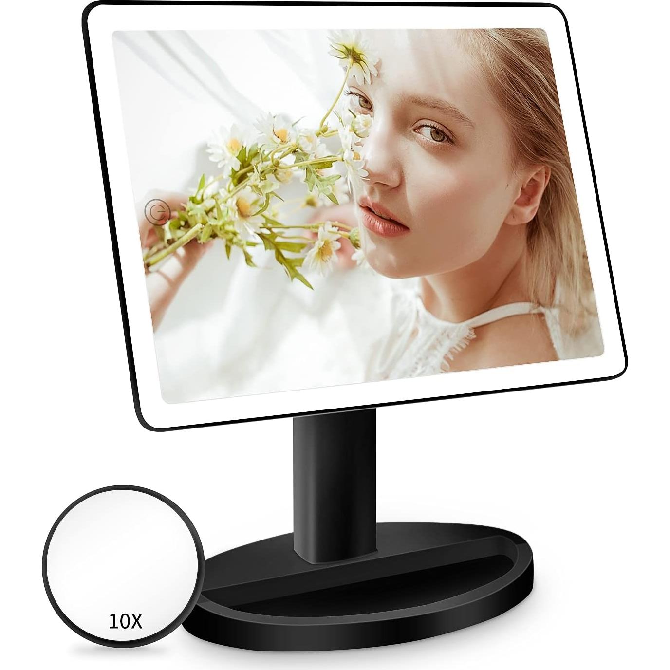 Espejo de Maquillaje Iluminado FUNTOUCH 36.9x22.8cm 10X