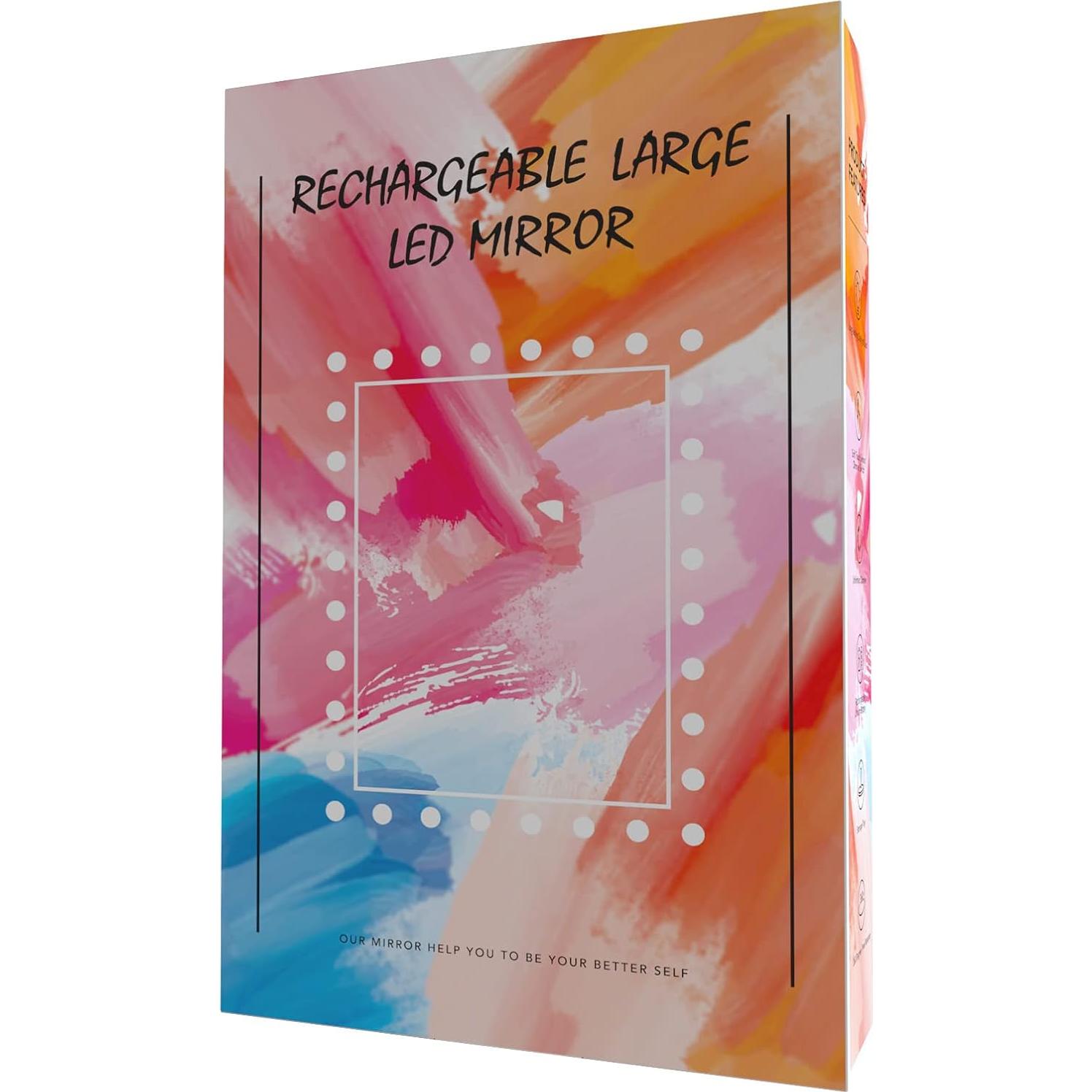 Espejo de Maquillaje Iluminado FUNTOUCH 36.9x22.8cm 10X