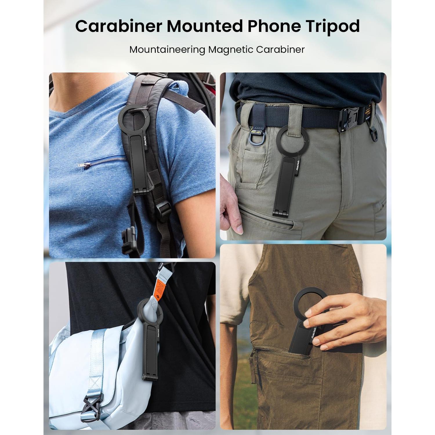 Trípode Magnético Maectech para Smartphone 3 en 1 Plegable