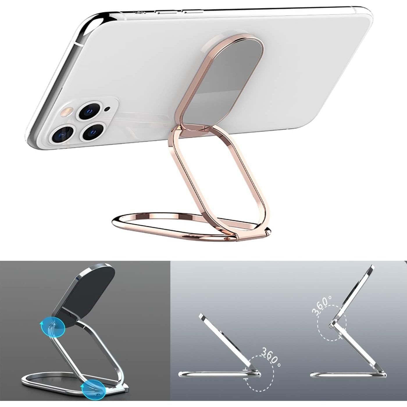 Soporte para Anillo de Teléfono Svyaxfa Oro Rosa Magnético