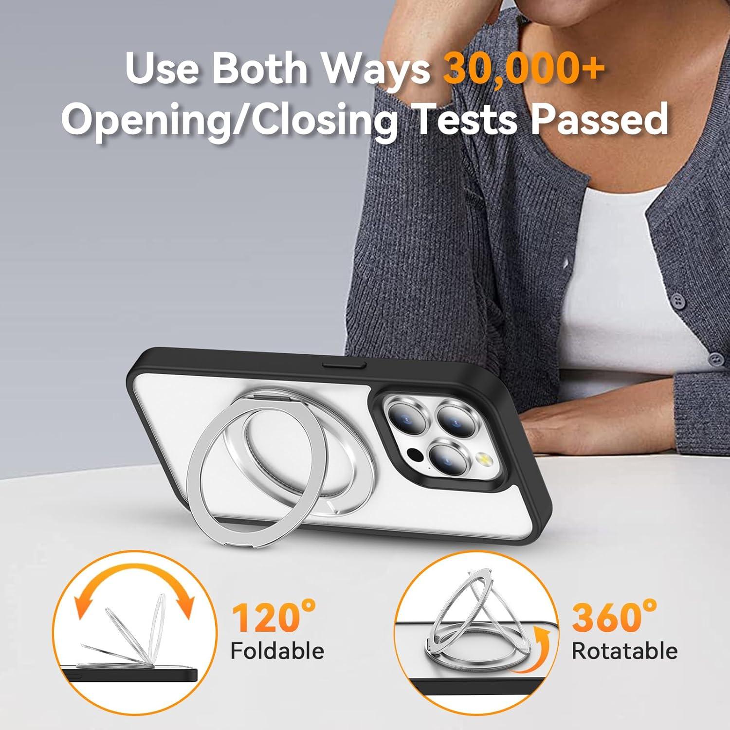 Soporte para teléfono magnético Crevicecase 360° Plata