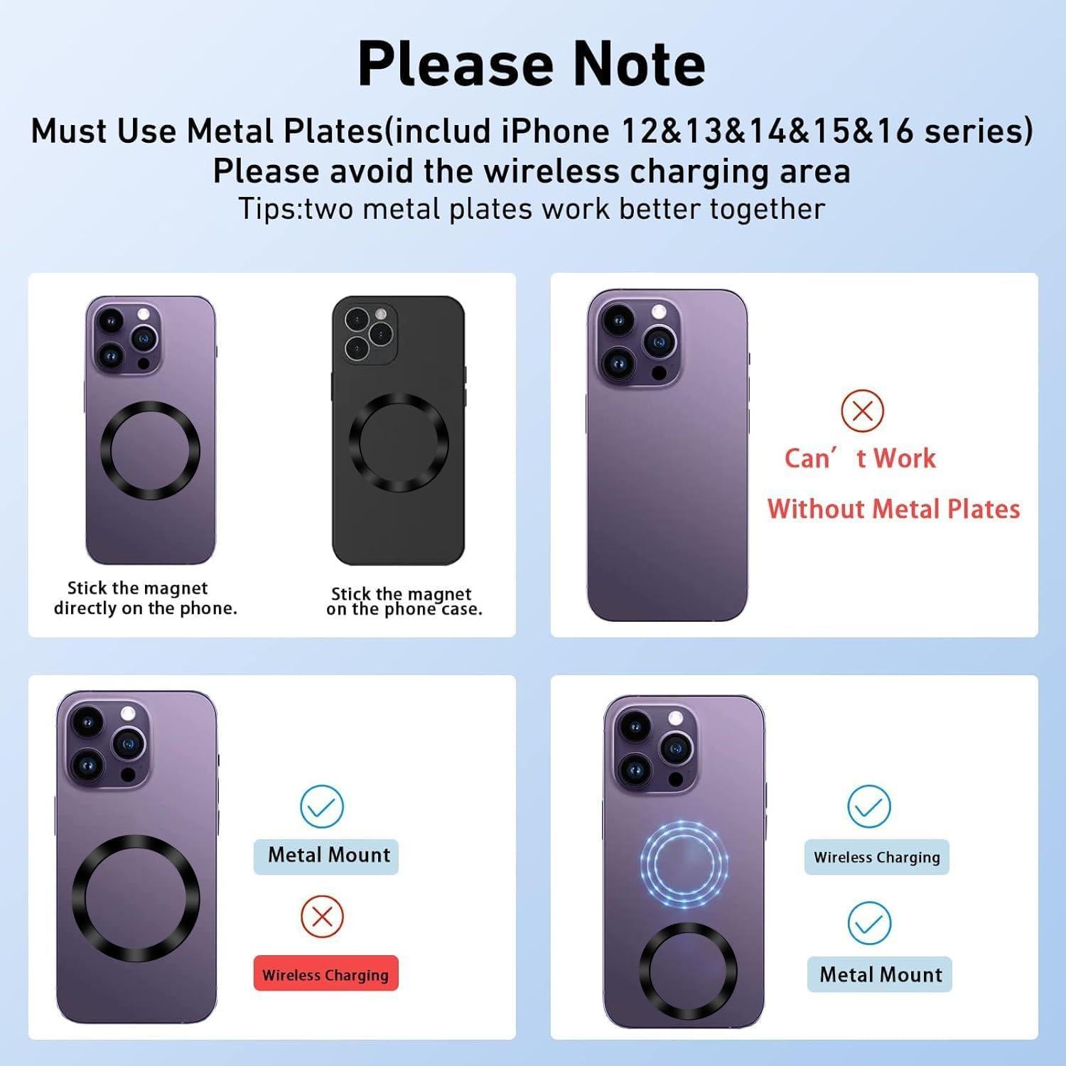 Soporte Magnético para Teléfono de Coche Zchan Subaru Forester 2019-2025