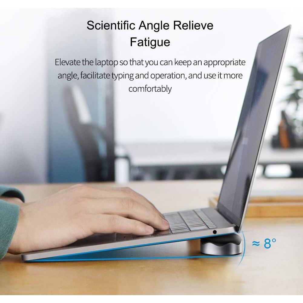 Base de Enfriamiento Ergonómica Hagibis para Laptop Gris