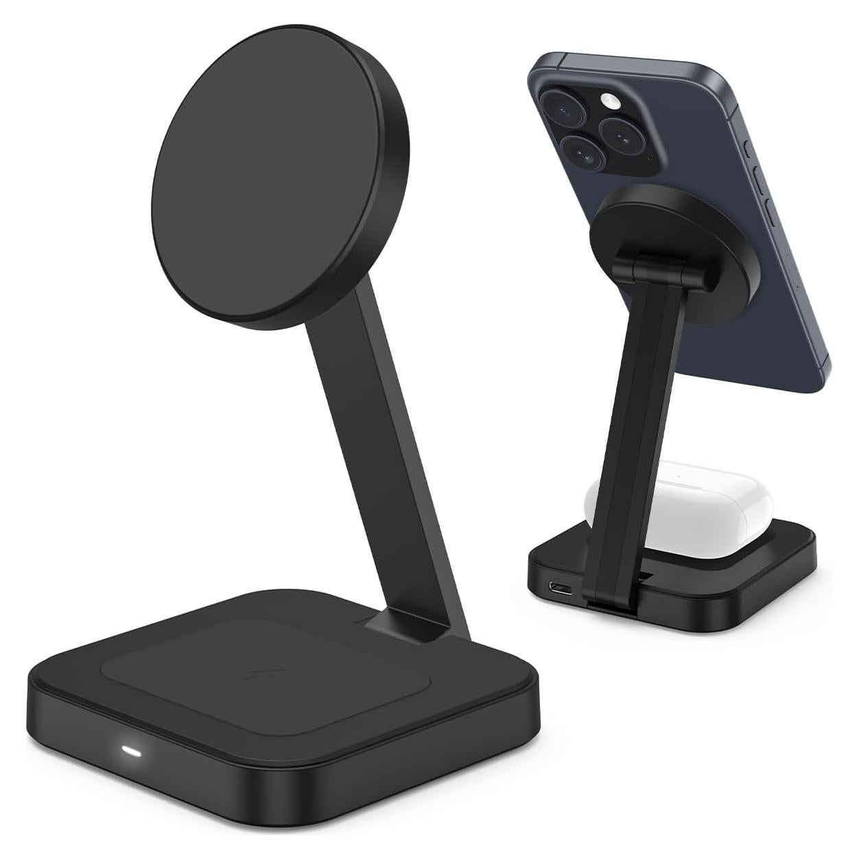 Cargador Inalámbrico Plegable Mag-Safe 15W para iPhone 12-16