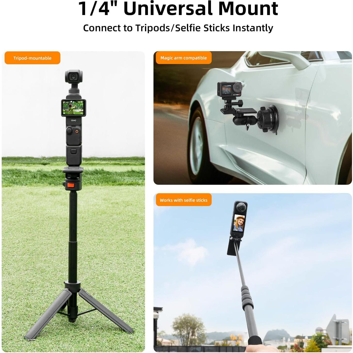 Soporte Magnético BRDRC para Insta360 X4 X3 y GoPro