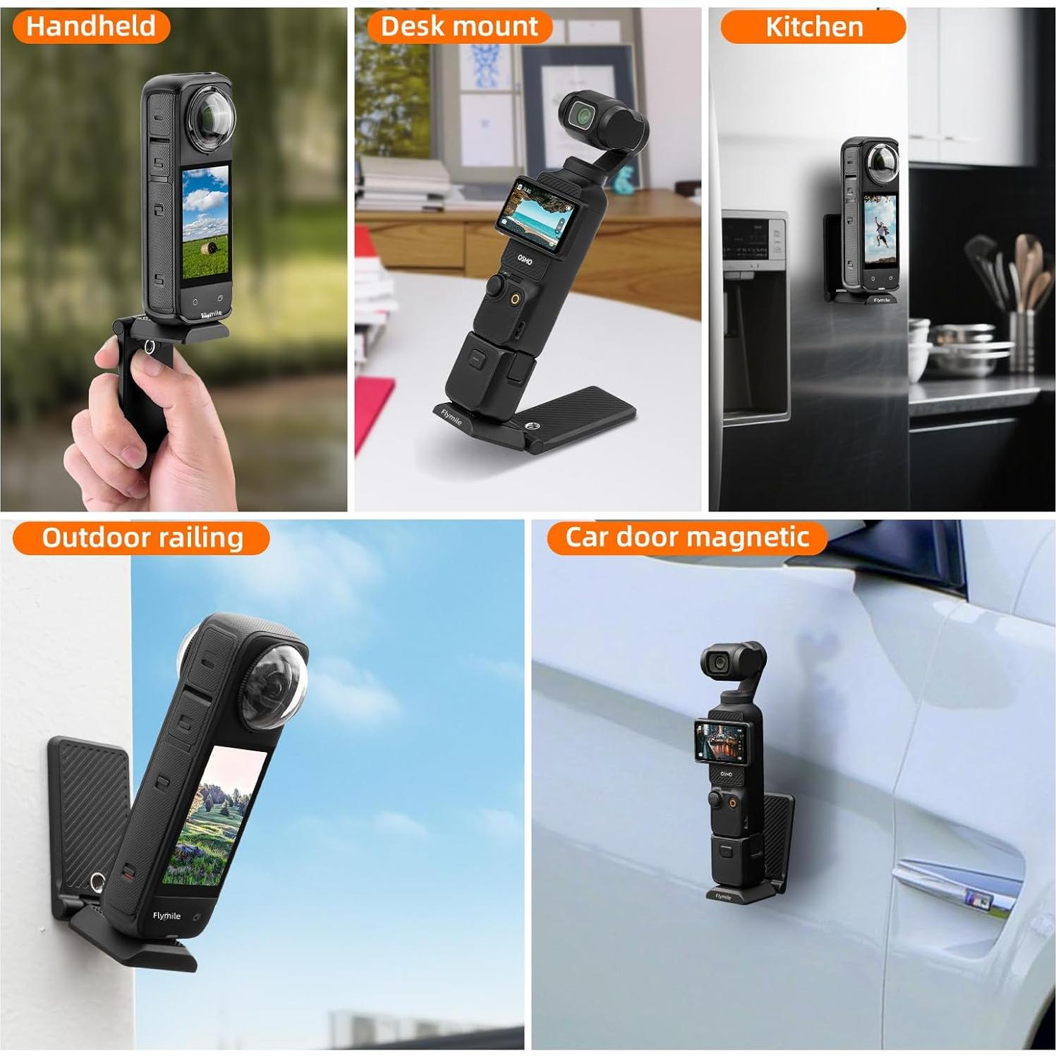 Soporte Magnético BRDRC para Insta360 X4 X3 y GoPro