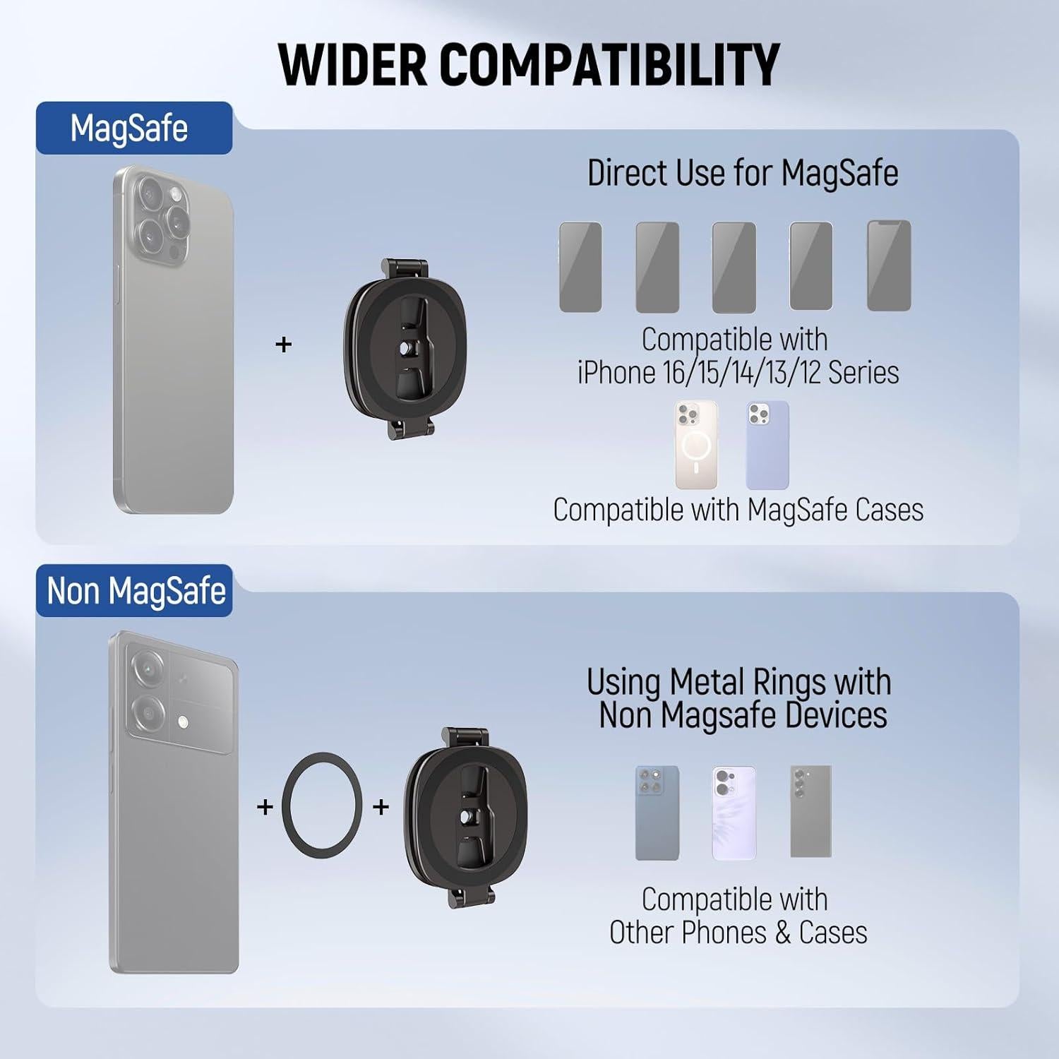 Soporte Magnético Doble para Smartphone NEEWER PA095