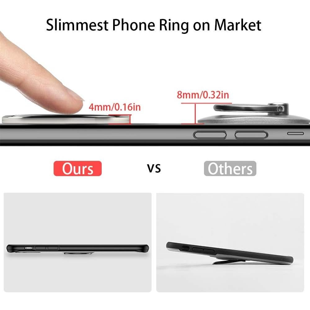 Soporte de Anillo para Teléfono Tomorotec Ultra Delgado Magnético