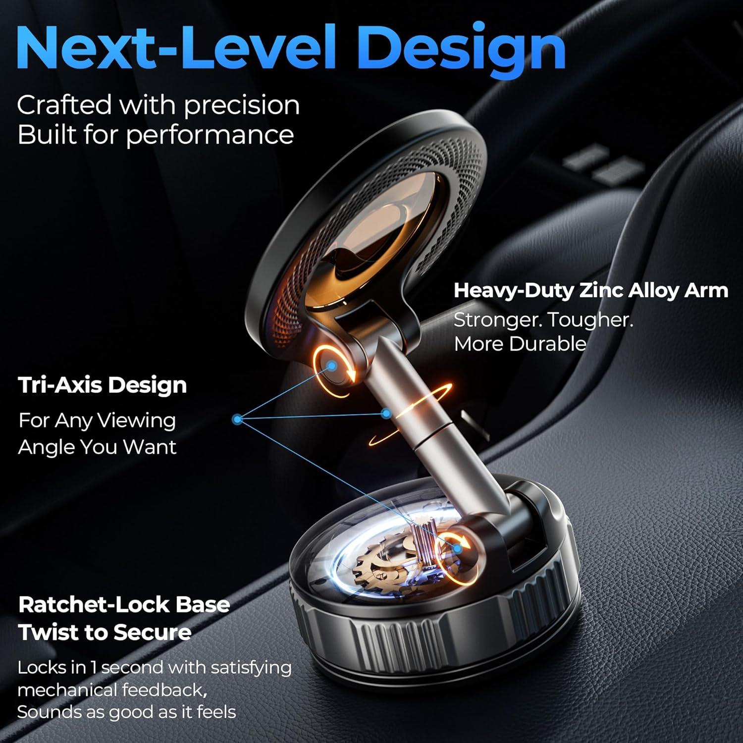 Soporte de Teléfono Magnético por Vacío Xuysi LC01 360° Ajustable