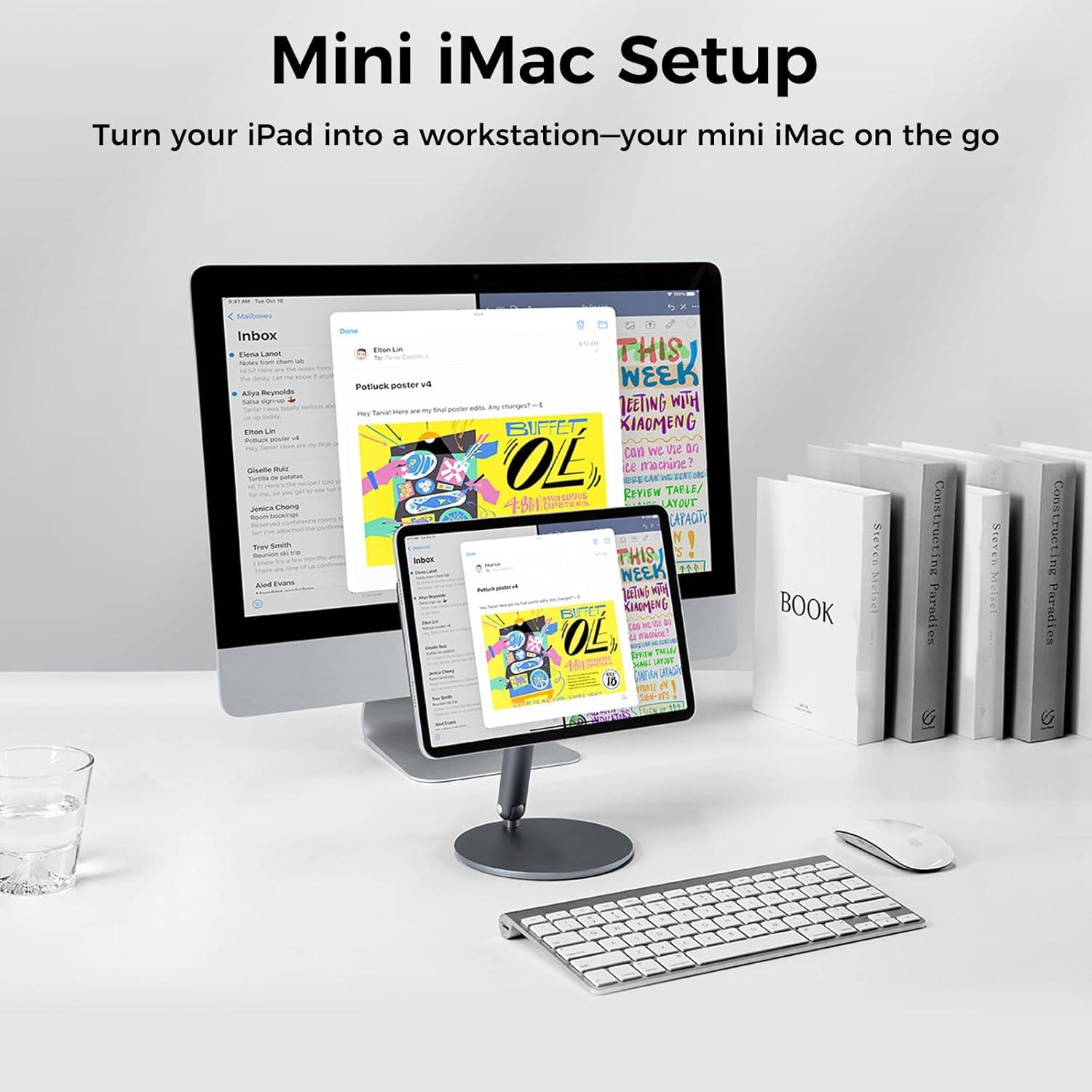 Soporte Magnético BENKS para iPad Air 13" y Pro 12.9" 360°