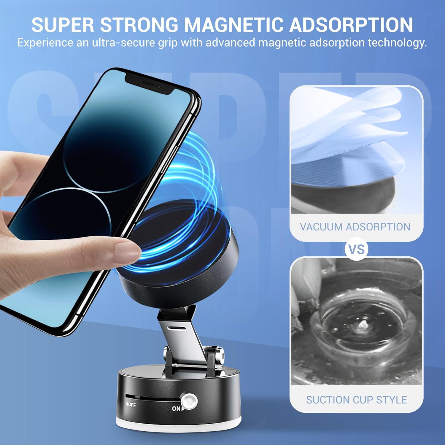 Soporte de Teléfono Magnético Portátil Ajustable para Smartphone