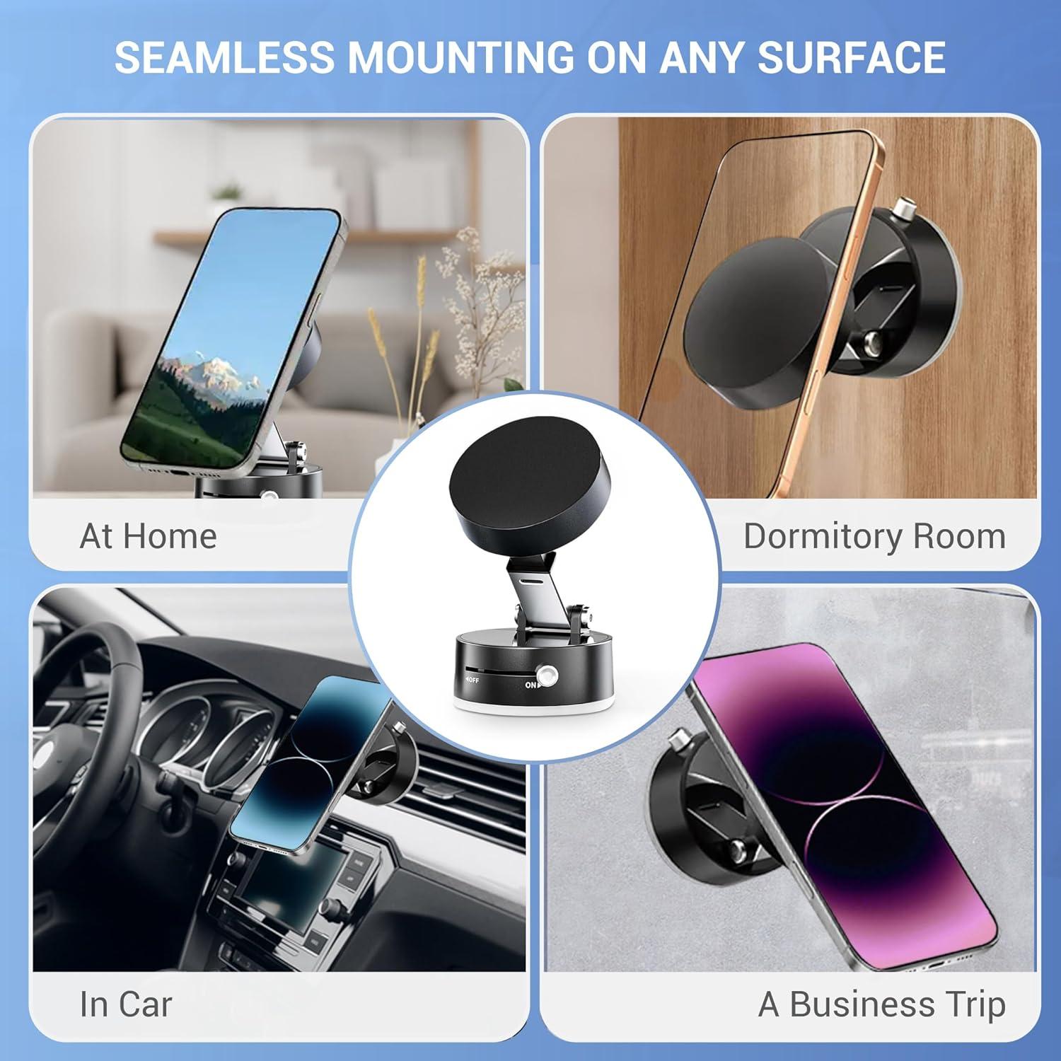 Soporte de Teléfono Magnético Portátil Ajustable para Smartphone