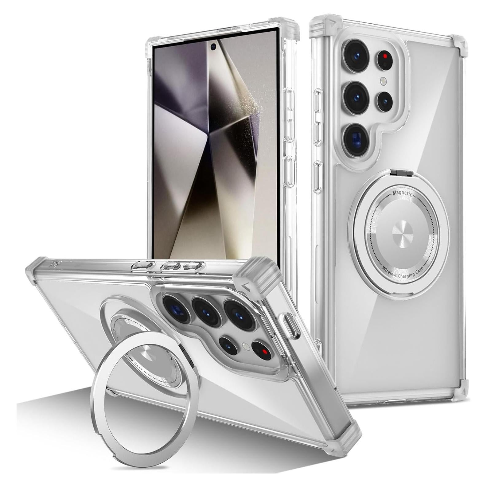 Funda Samsung Galaxy S23 Ultra con Soporte Magnético 360 Claro