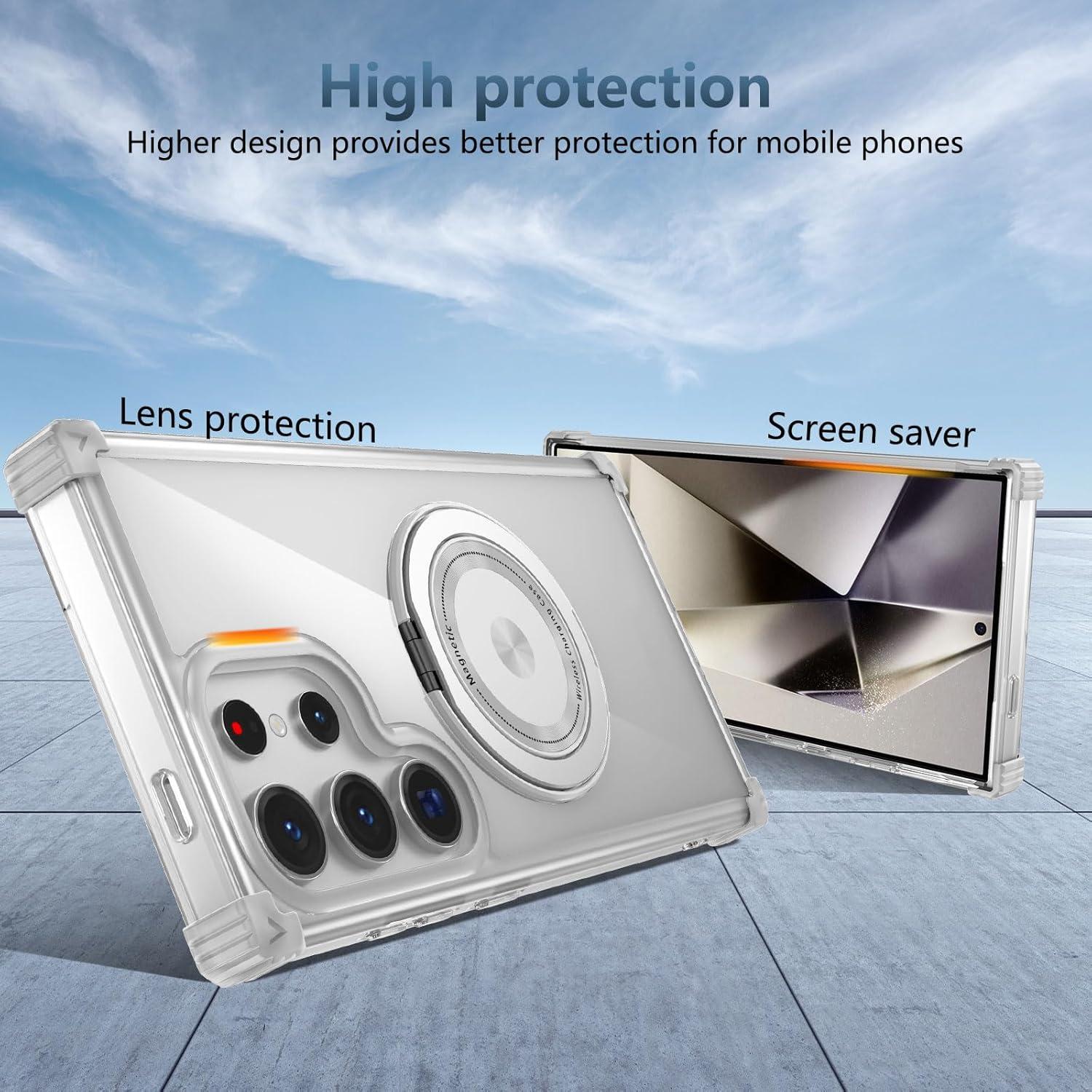 Funda Samsung Galaxy S23 Ultra con Soporte Magnético 360 Claro