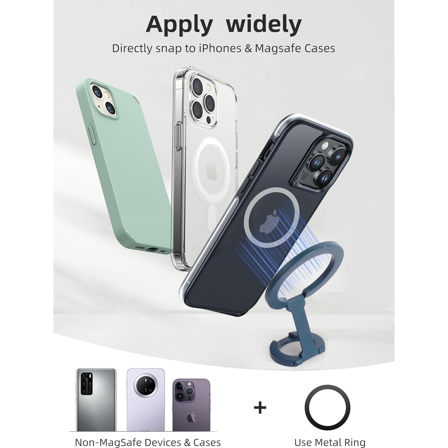 Soporte Magnético Plegable para Teléfono Móvil Mechrig Azul