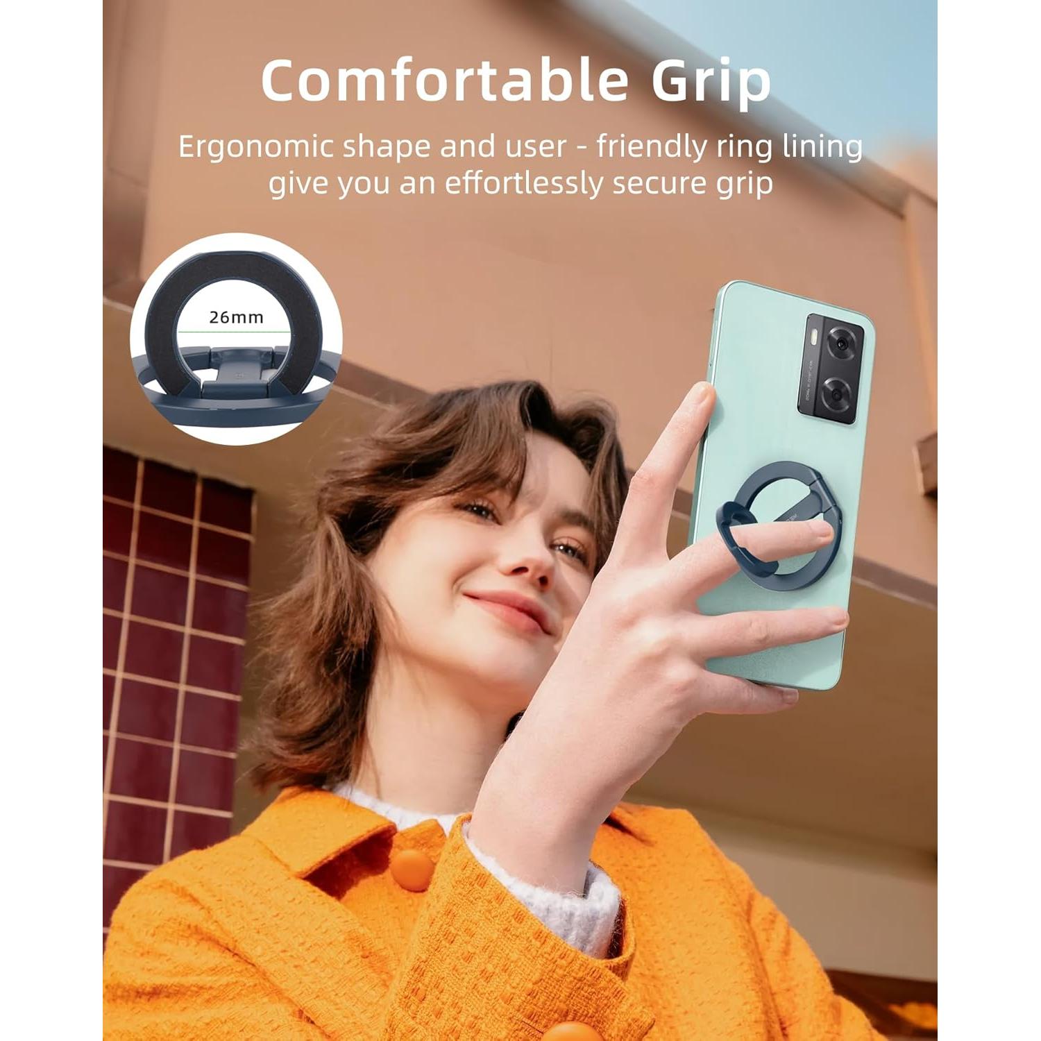 Soporte Magnético Plegable para Teléfono Móvil Mechrig Azul