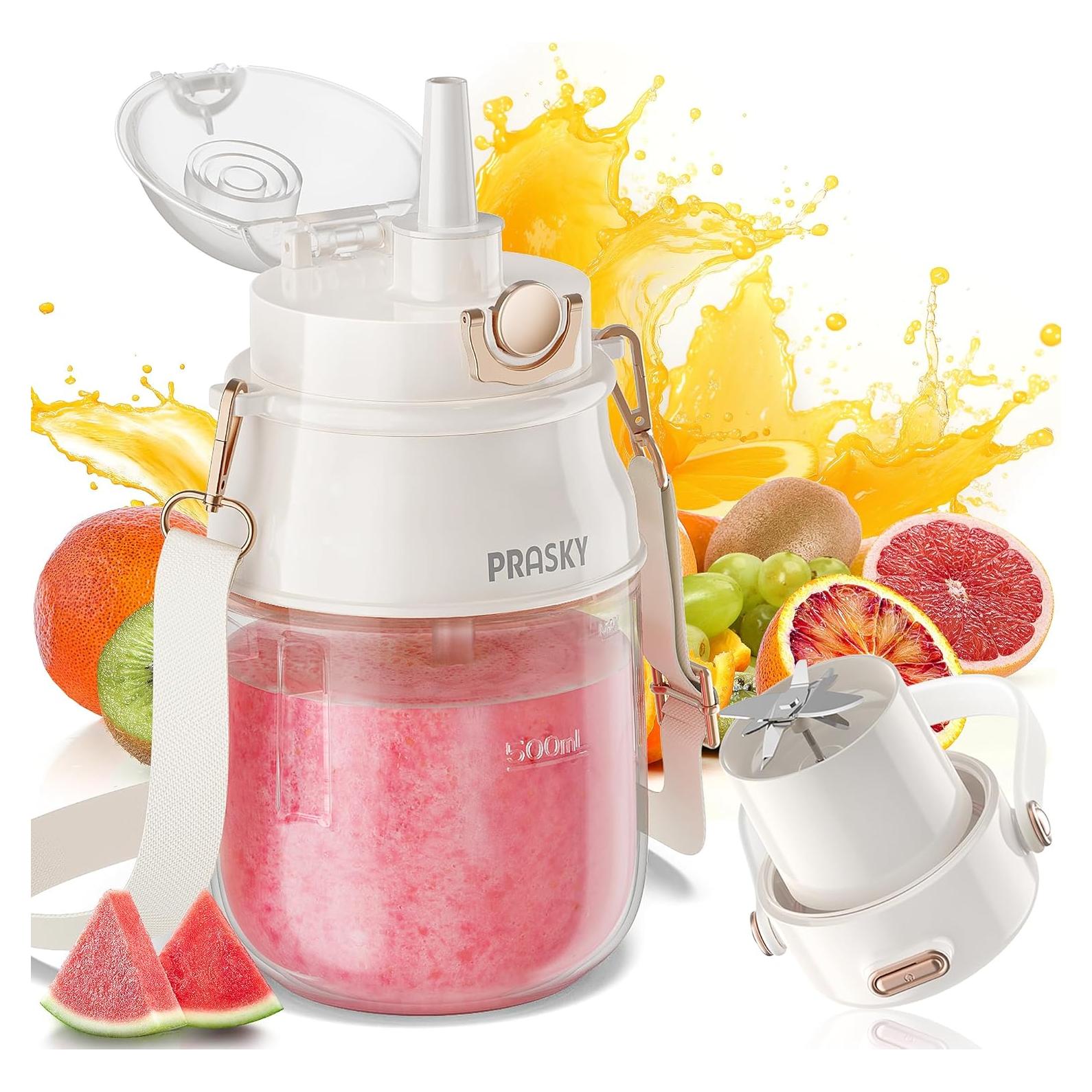 Mezclador Portátil Prasky 800ml Recargable USB Sin BPA