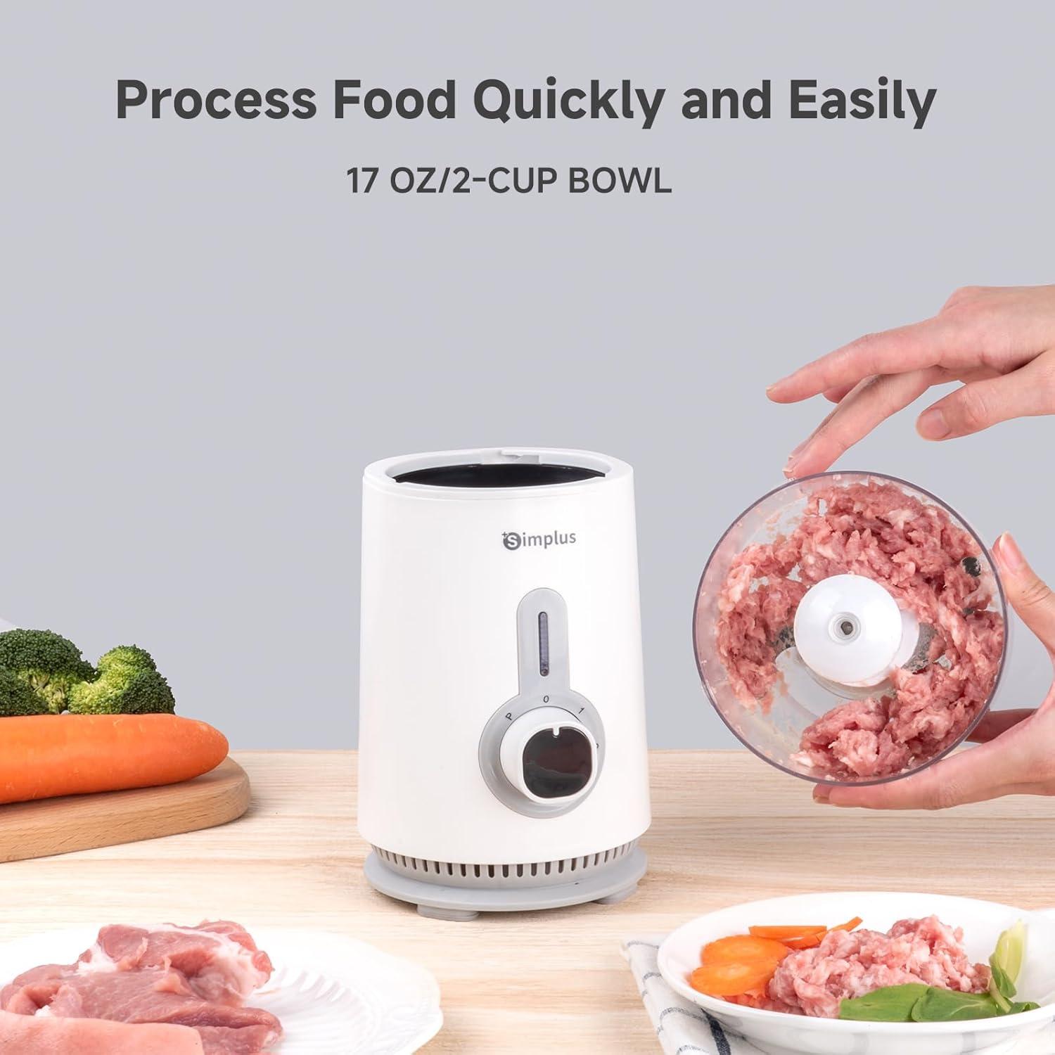 Licuadora Eléctrica Simplus 3 en 1 380W 1.24L con Picadora